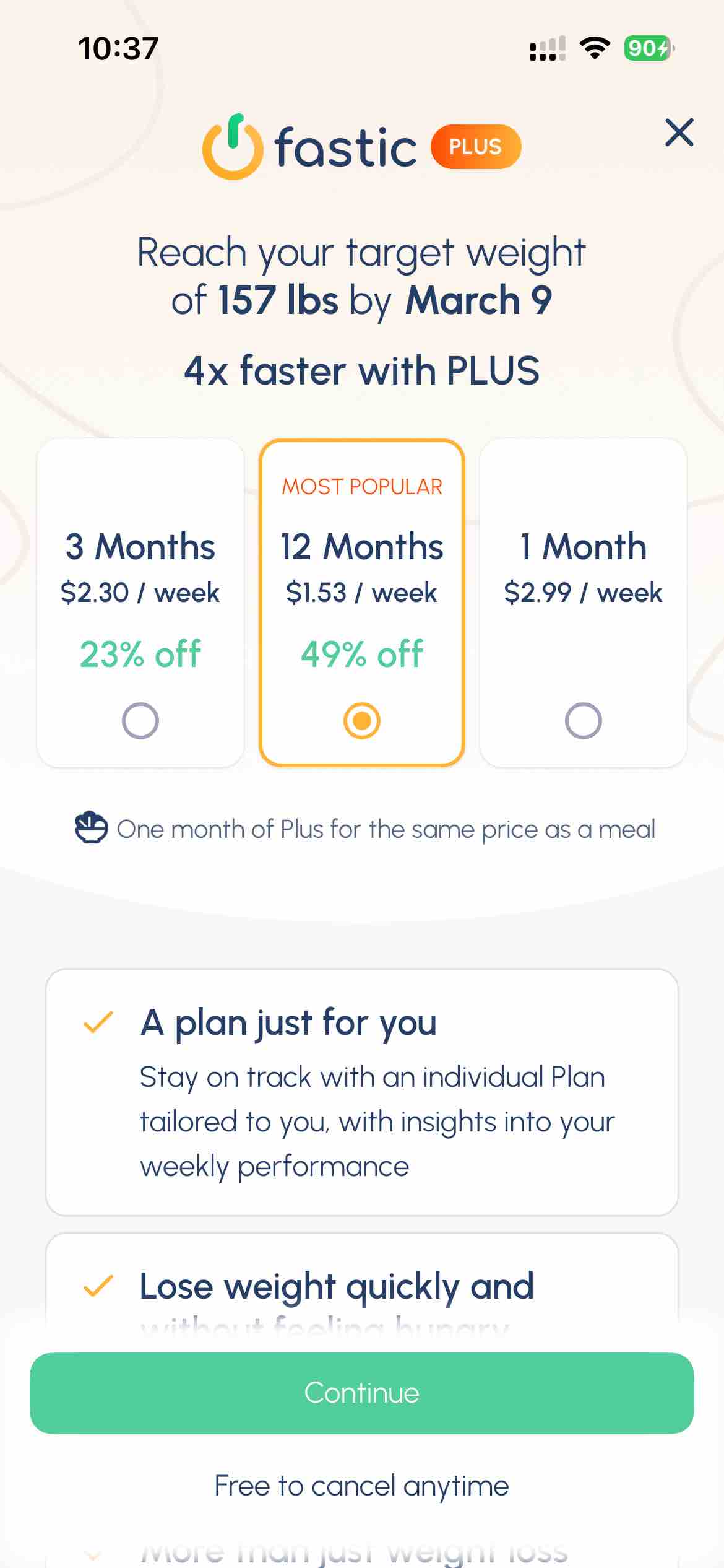 Fastic AI Food Calorie Scanner