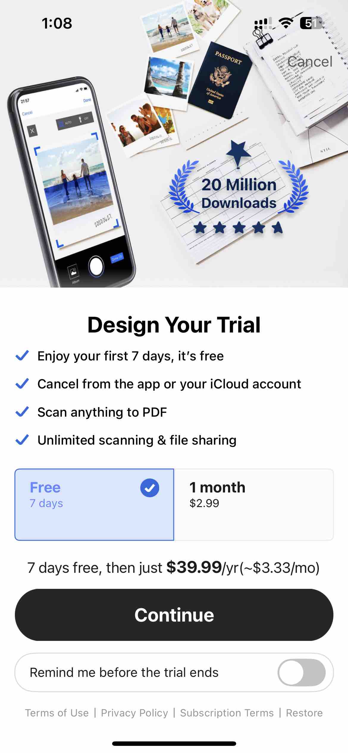 Mobile Scanner App - Scan PDF