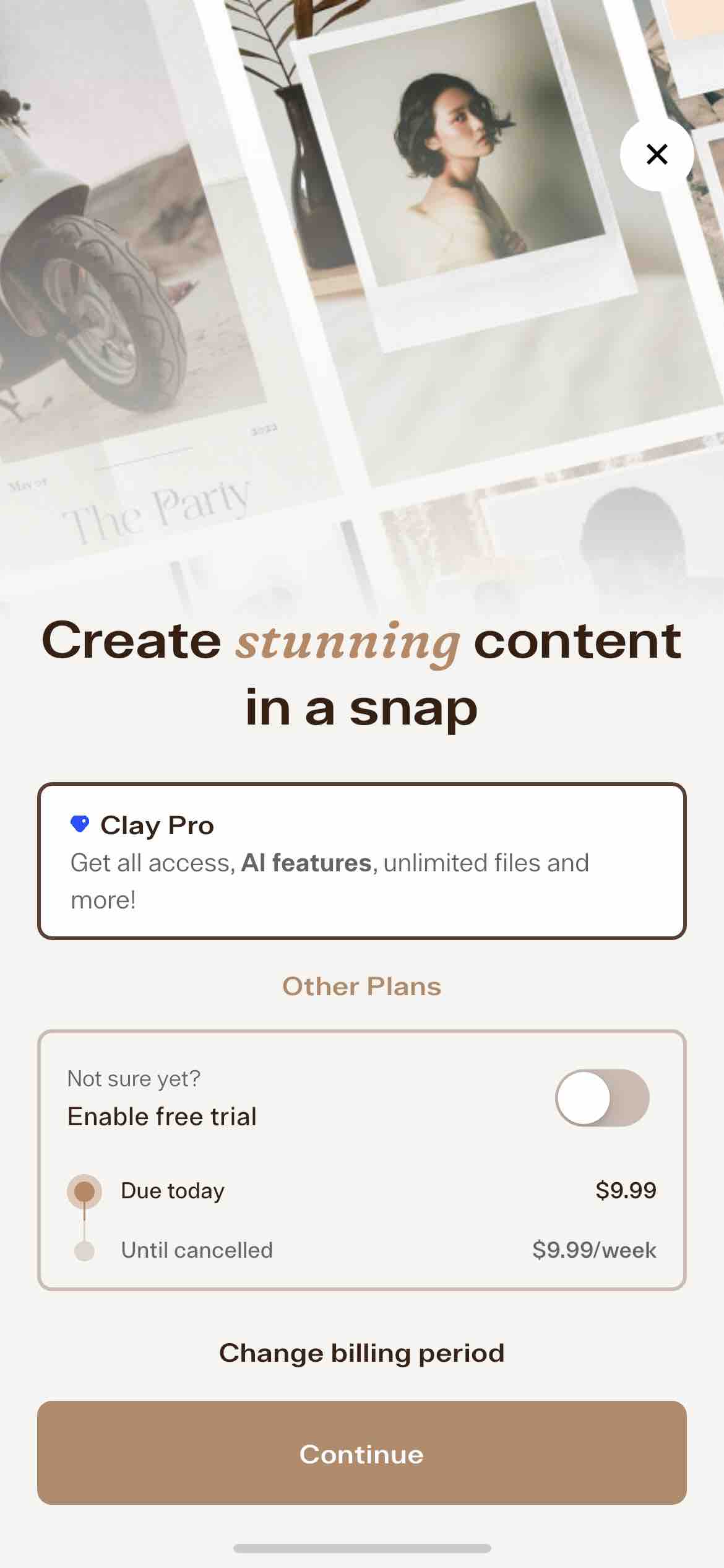 Clay – Story Templates Frames