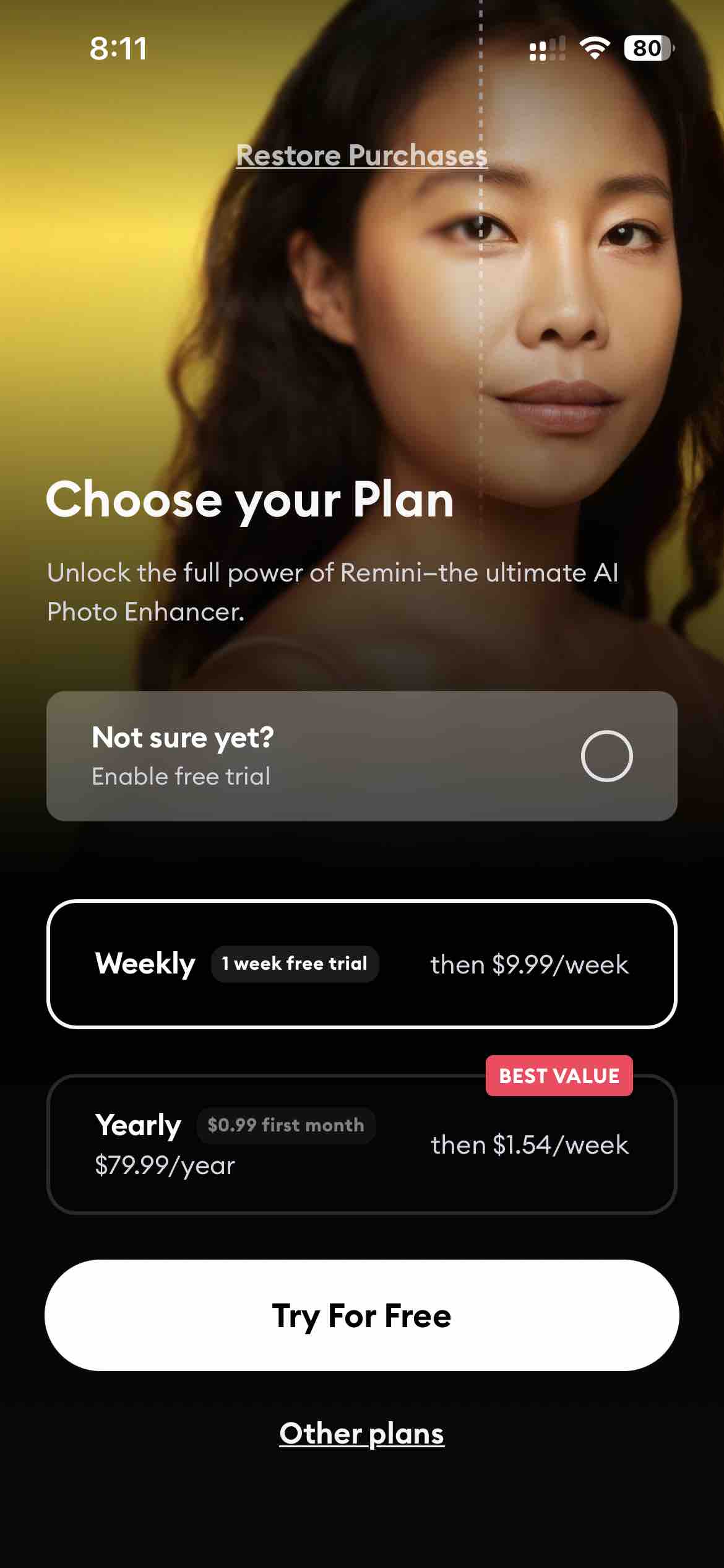 Remini - AI Photo Enhancer