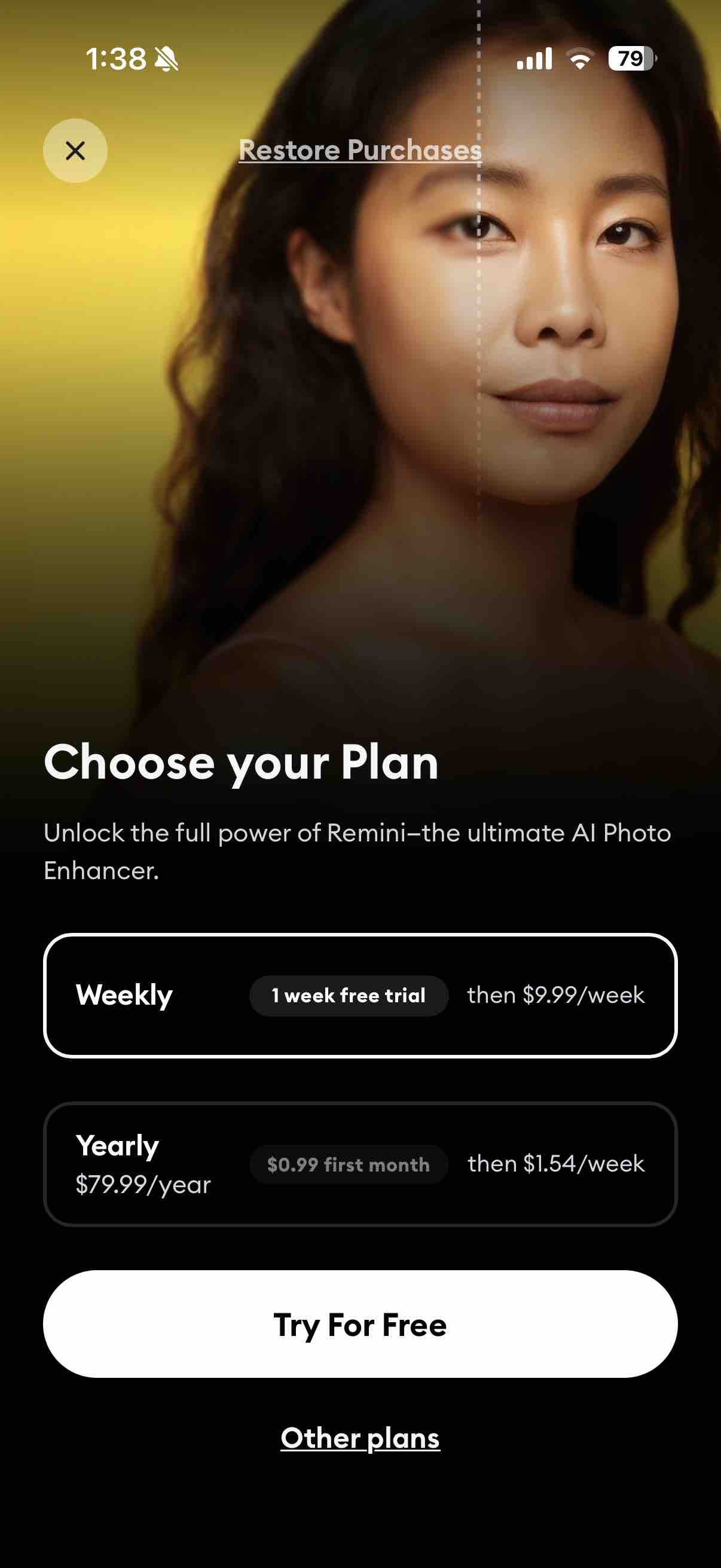 Remini - AI Photo Enhancer