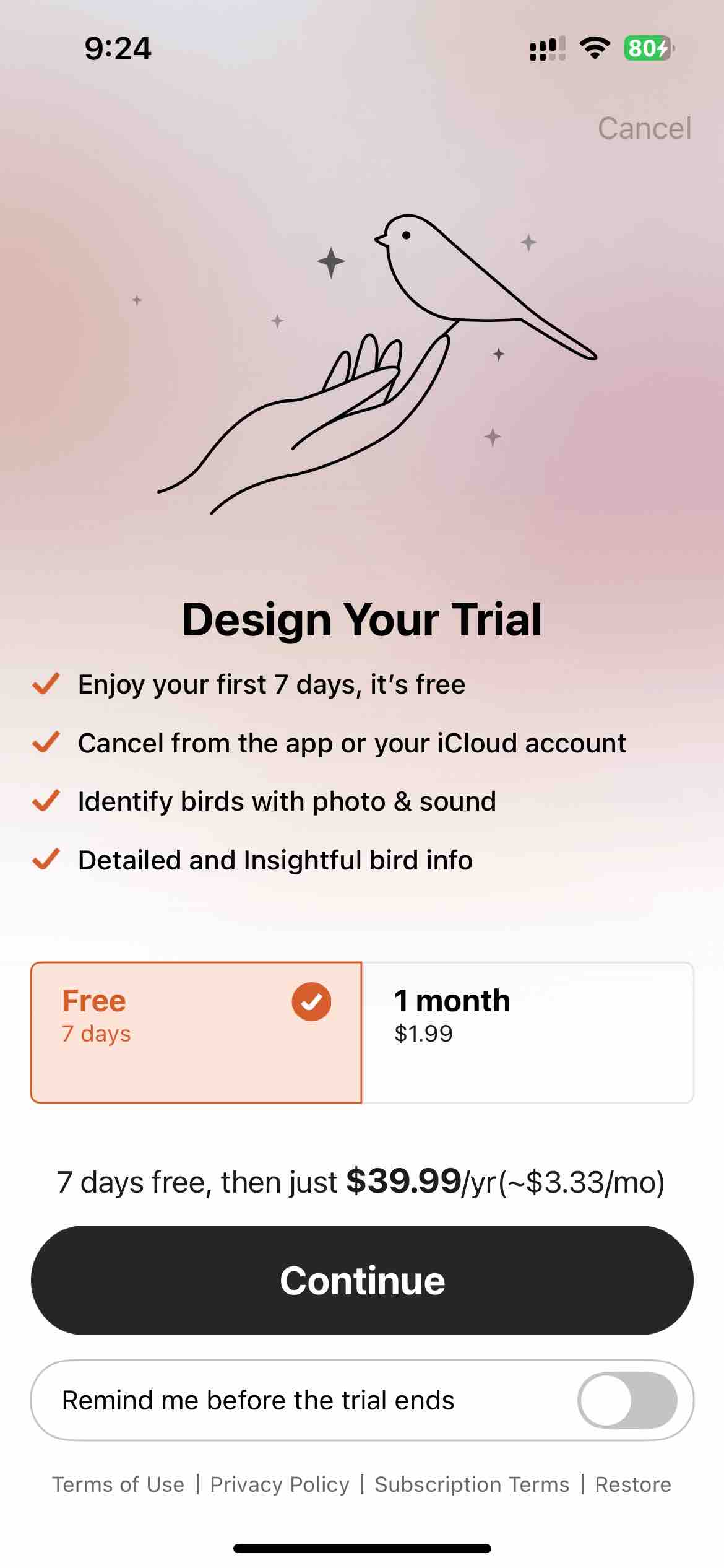 Picture Bird - Bird Identifier