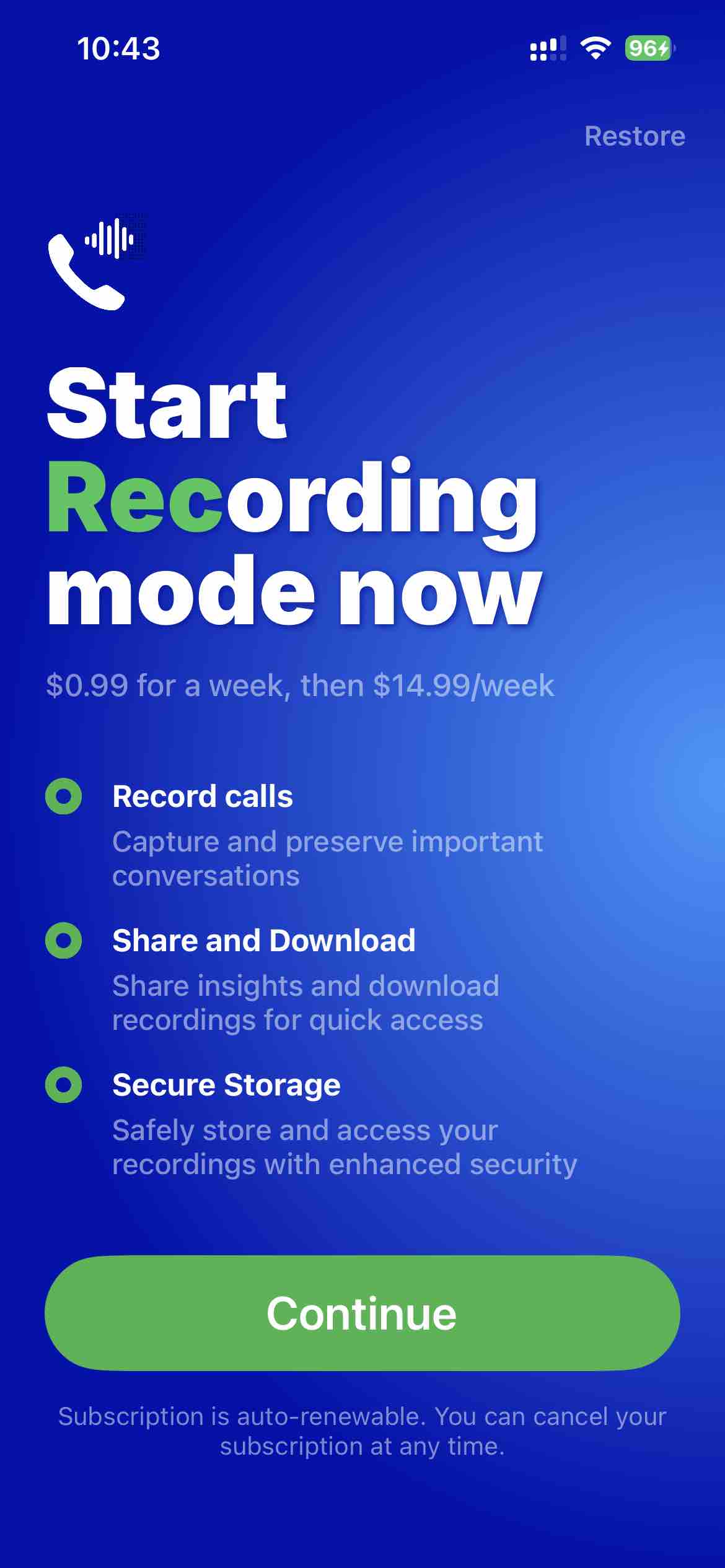 Call Recorder App ◎ACR GETCall