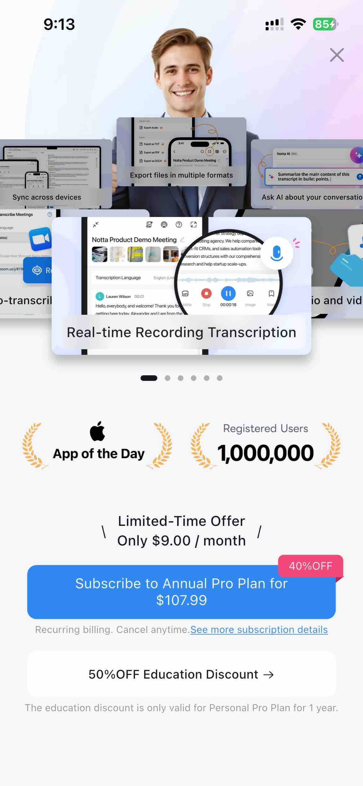 Notta-Transcribe Voice to Text