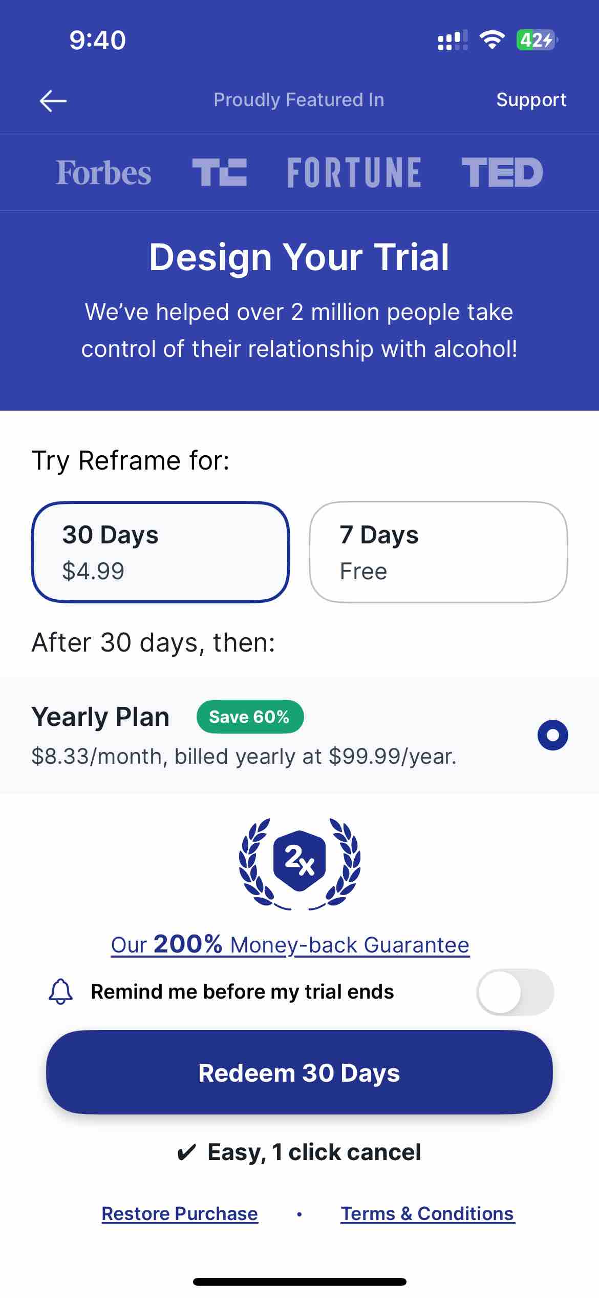 Reframe: Drink Less & Thrive