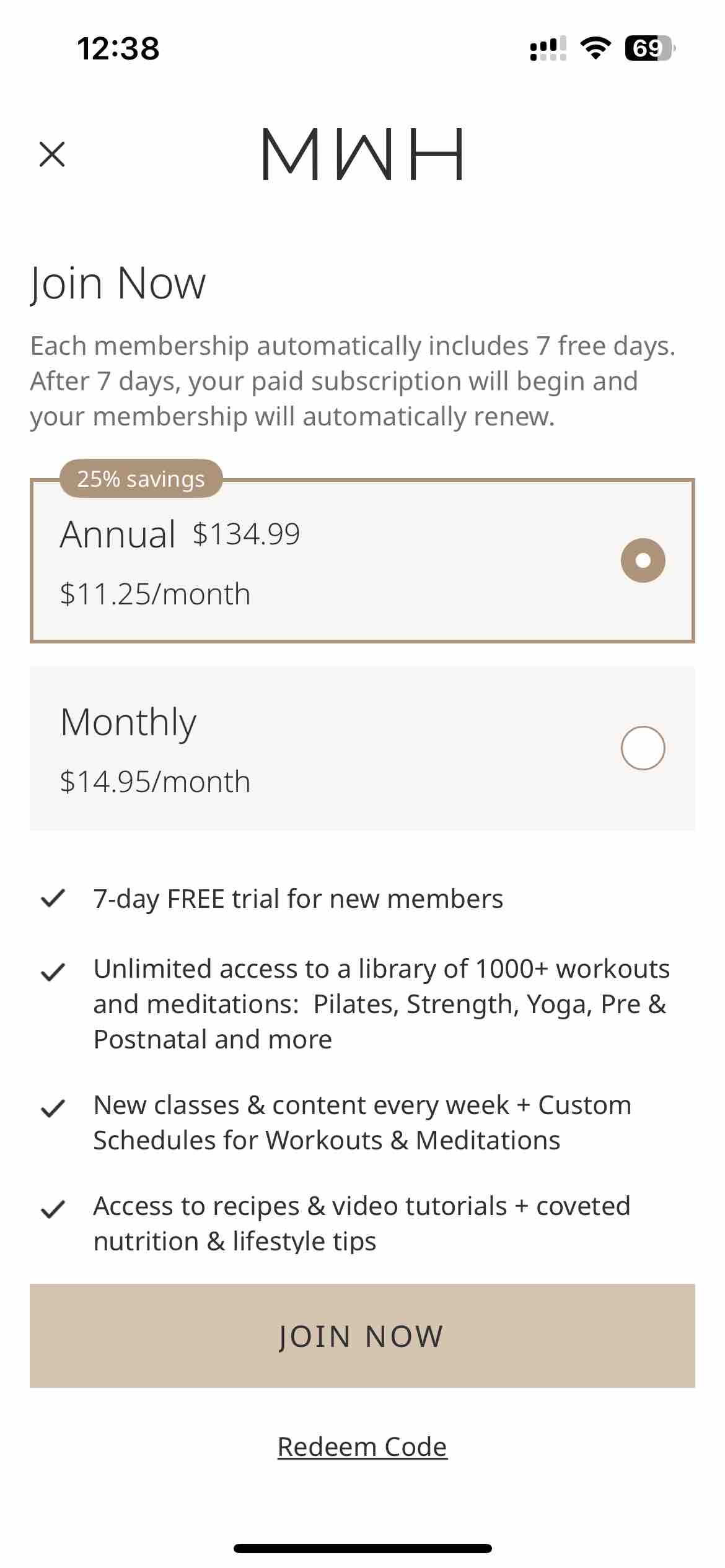 MWH: Fitness + Wellness