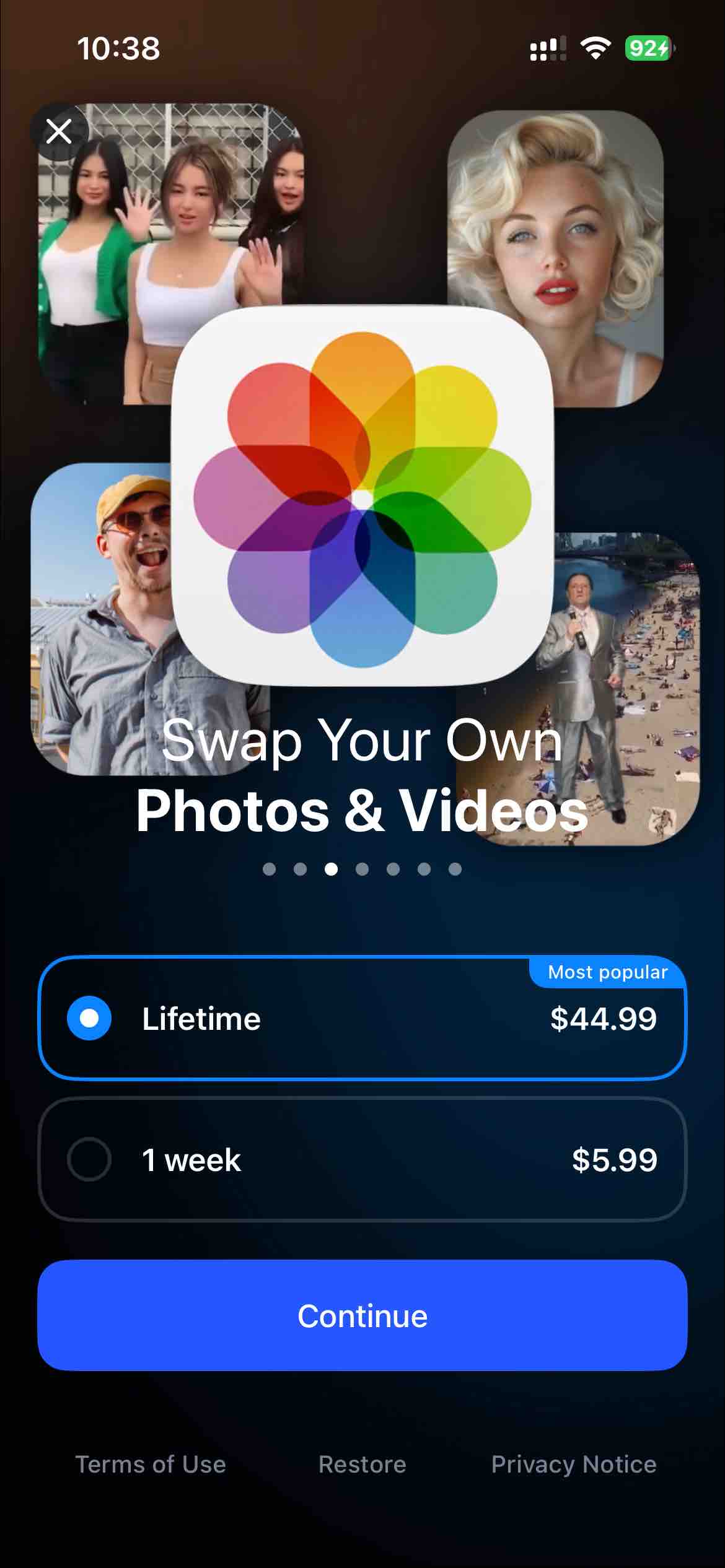 Reface: Face Swap AI Photo App