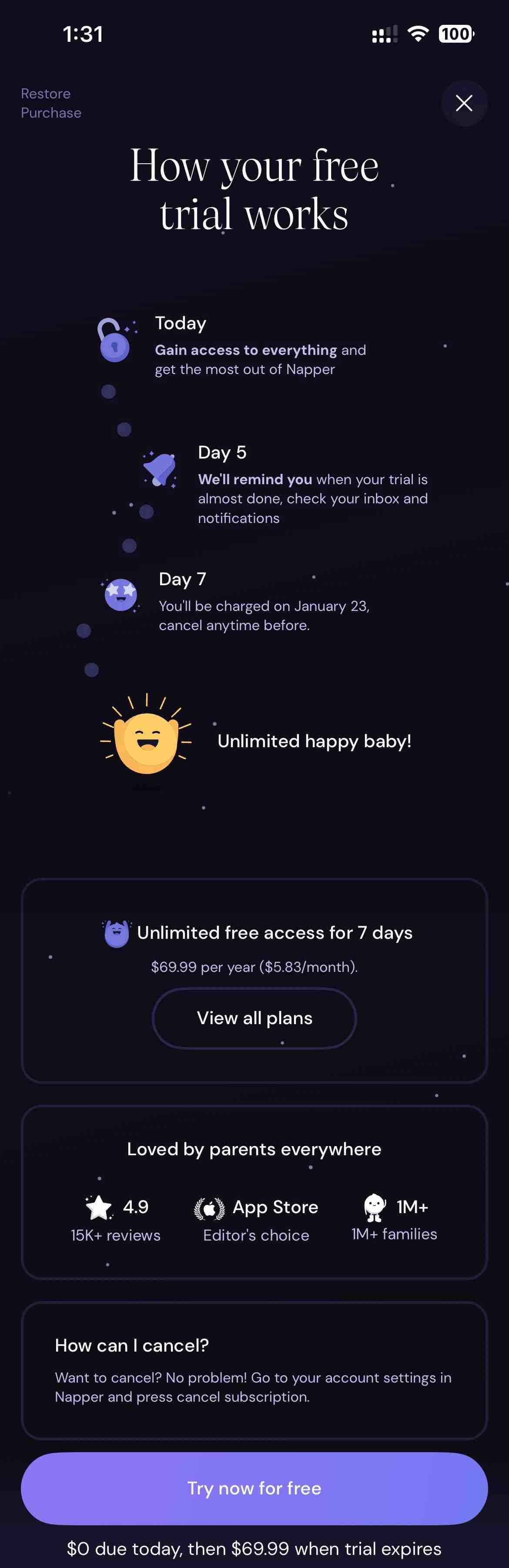 Napper: Baby Sleep Tracker