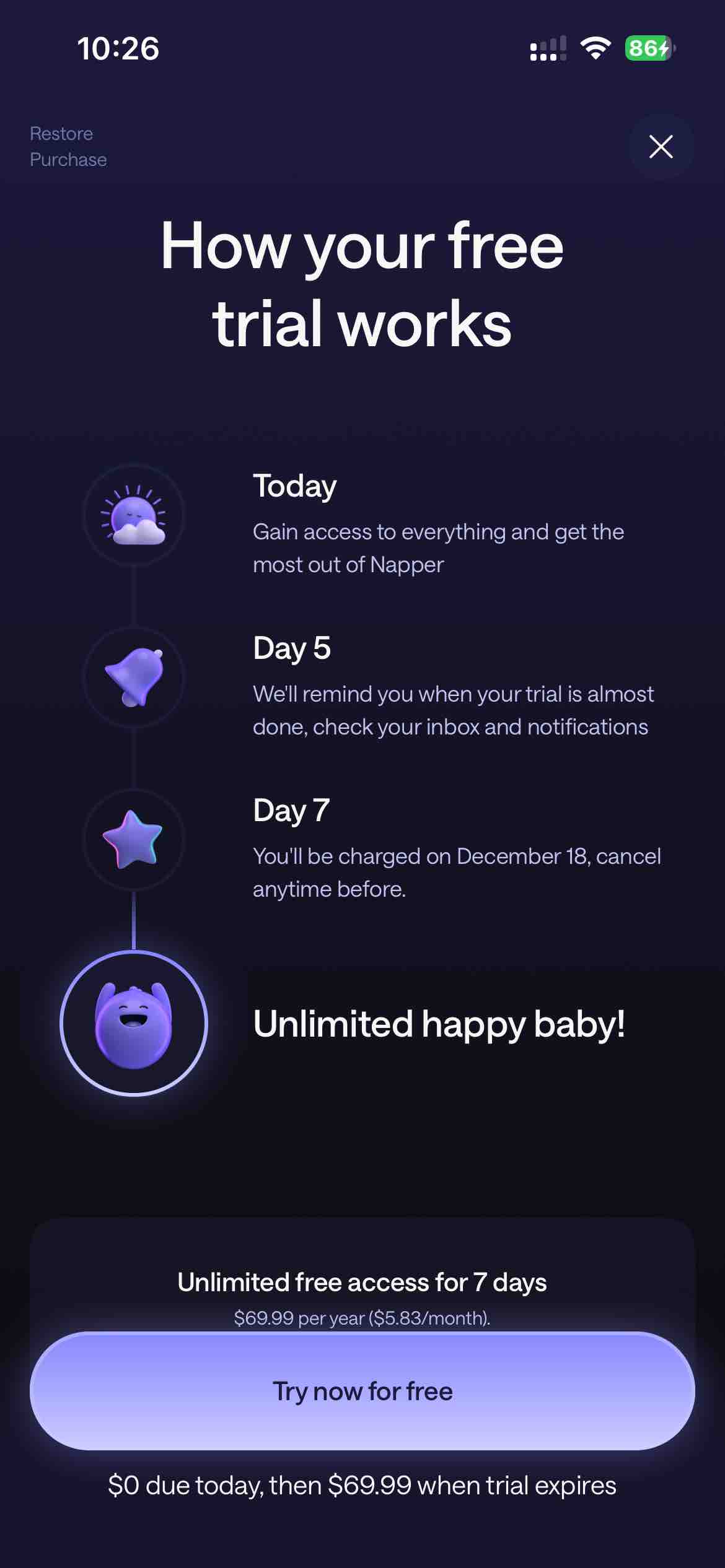 Napper: Baby Sleep Tracker