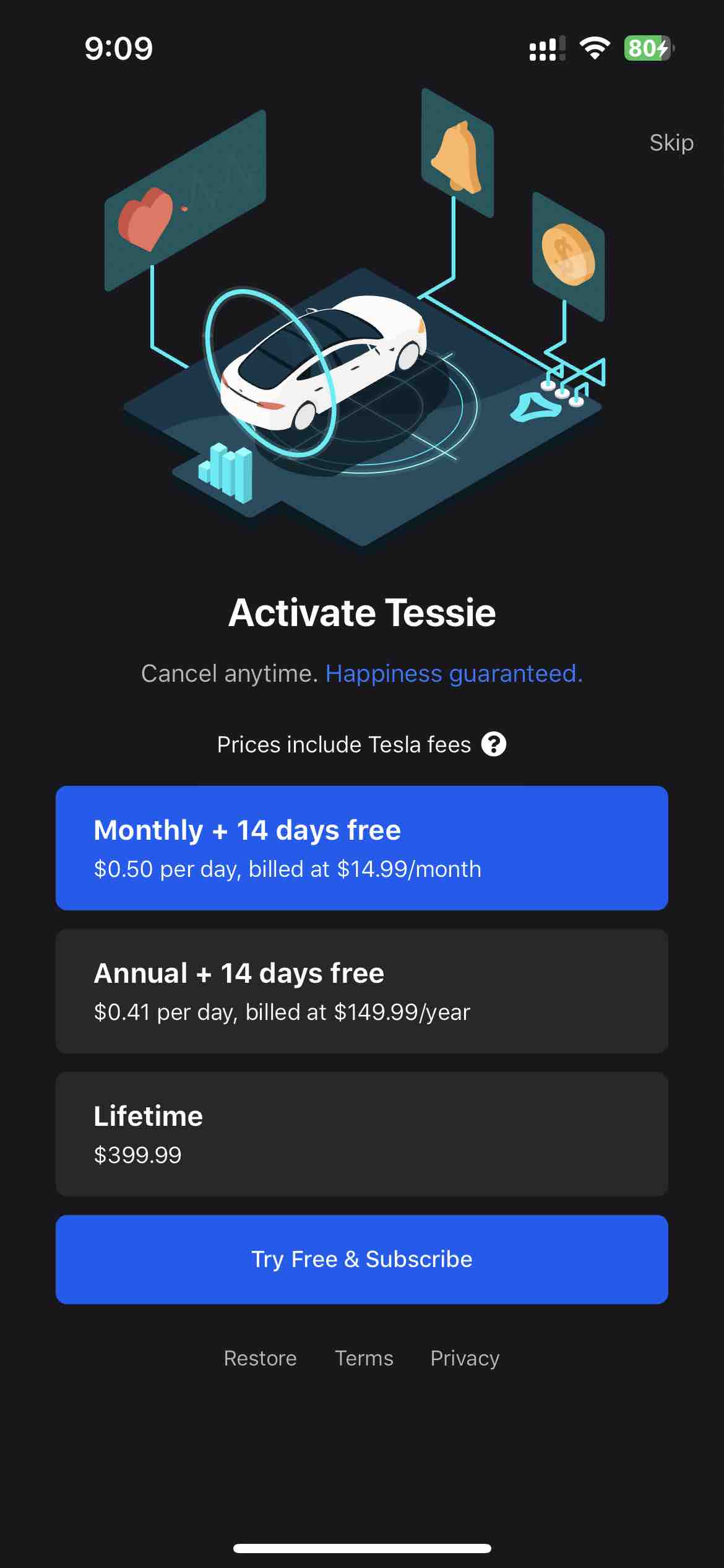 Tessie — For your Tesla