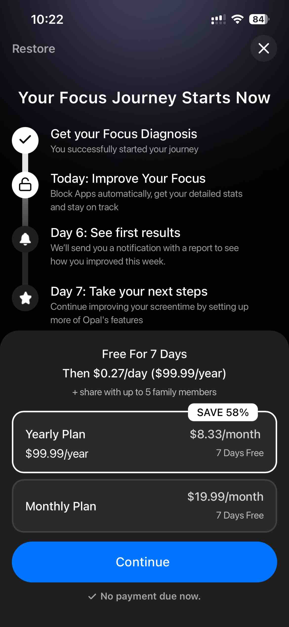 Opal: Screen Time Control