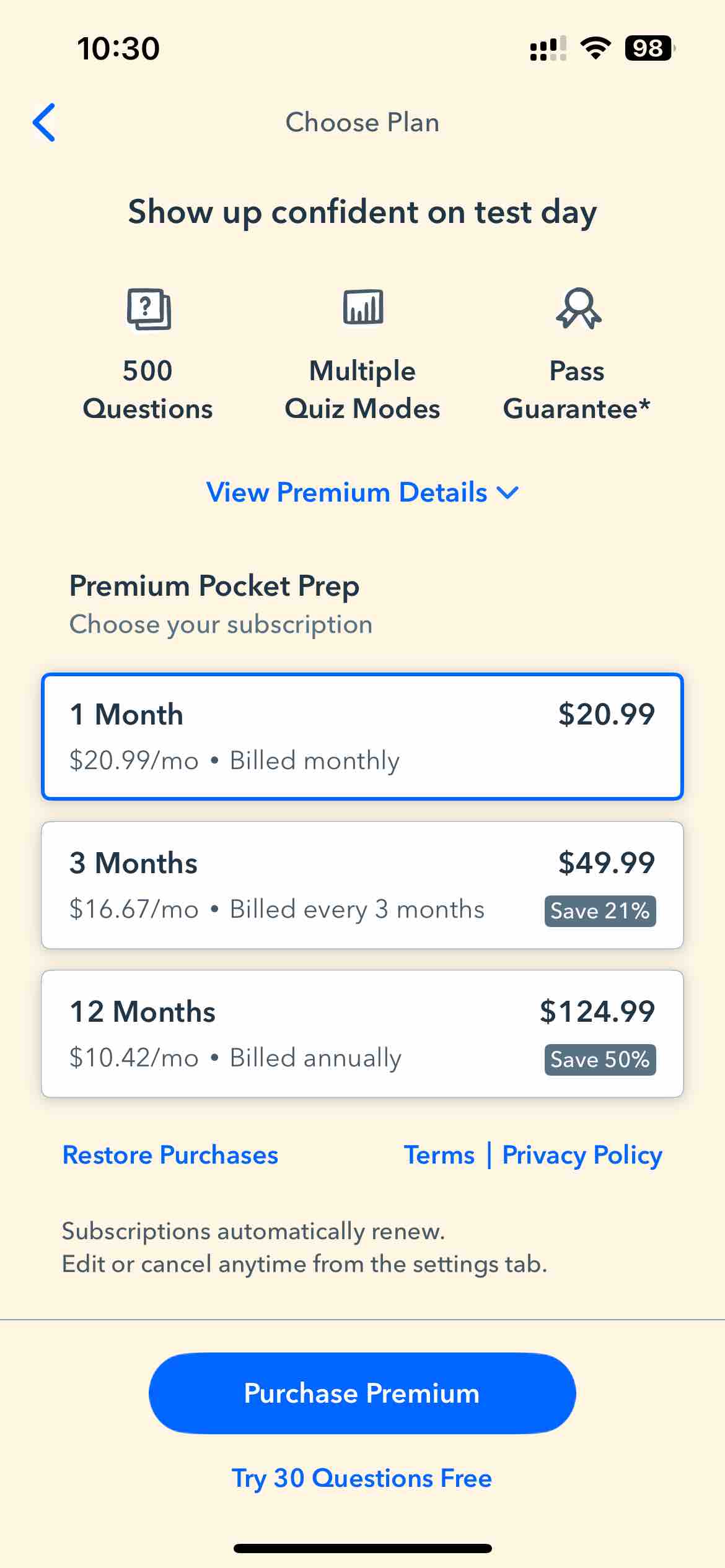 Behavioral Health Pocket Prep