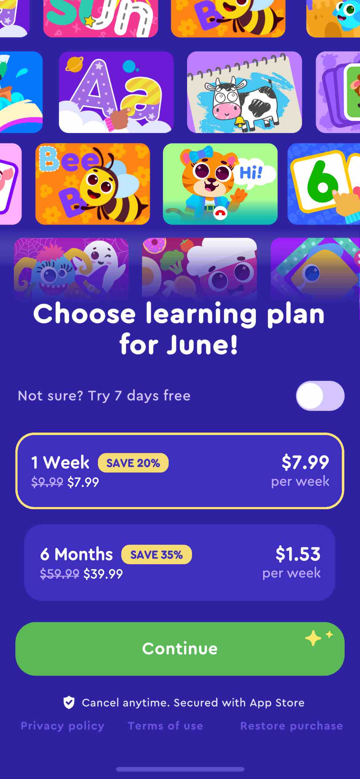 Keiki Learning games for Kids