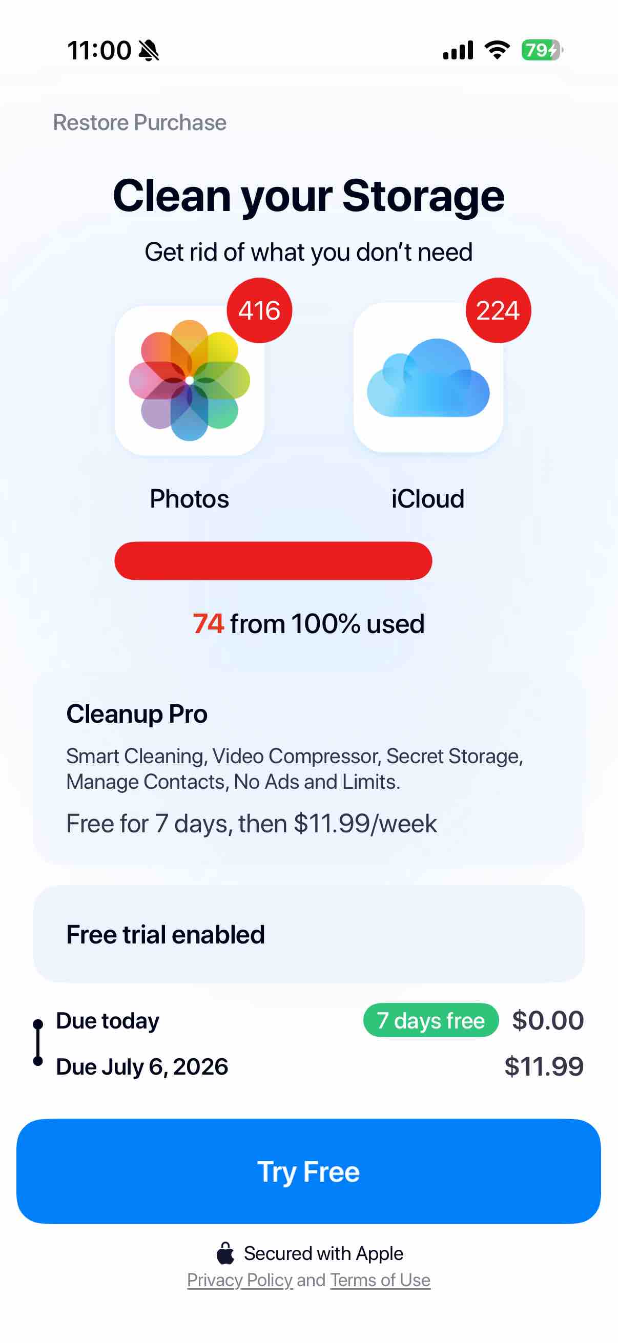 Cleanup: Phone Storage Cleaner