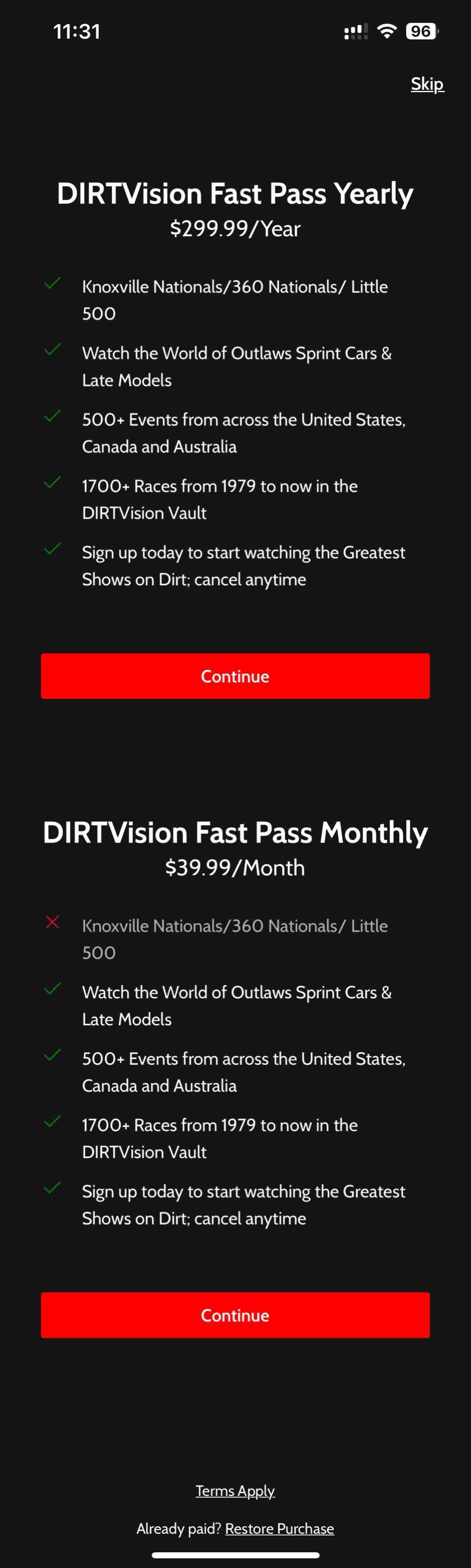 DIRTVision