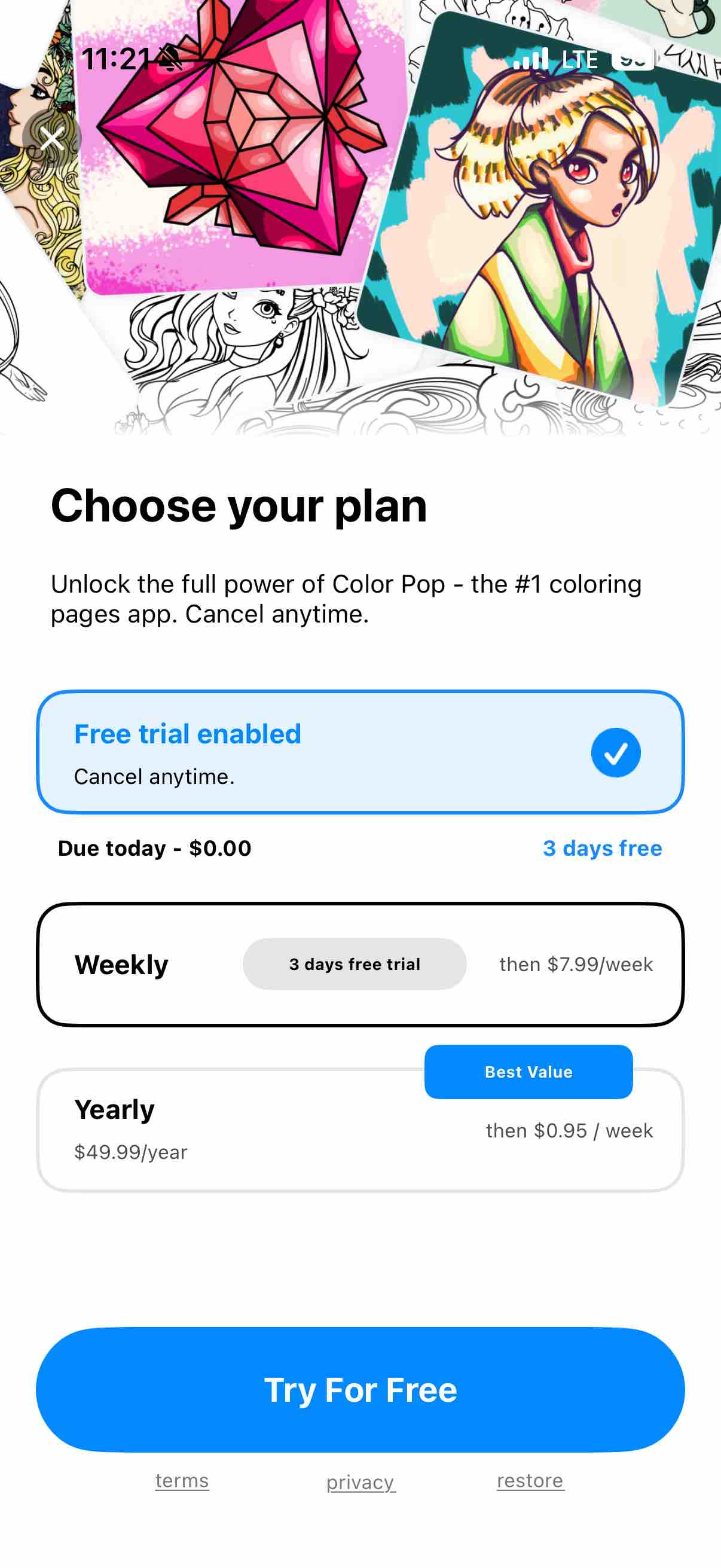 Color Pop AI - Coloring Book