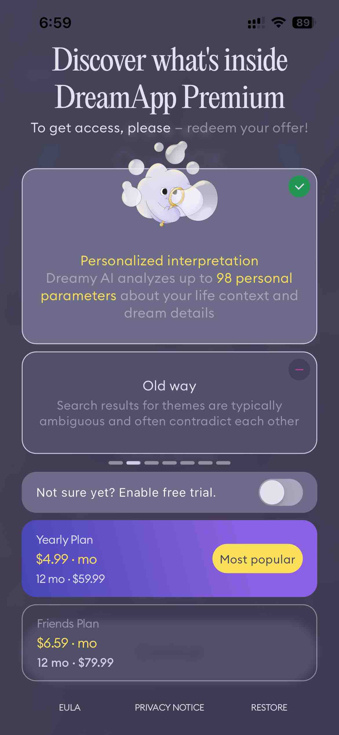 DreamApp: Dream Interpretation