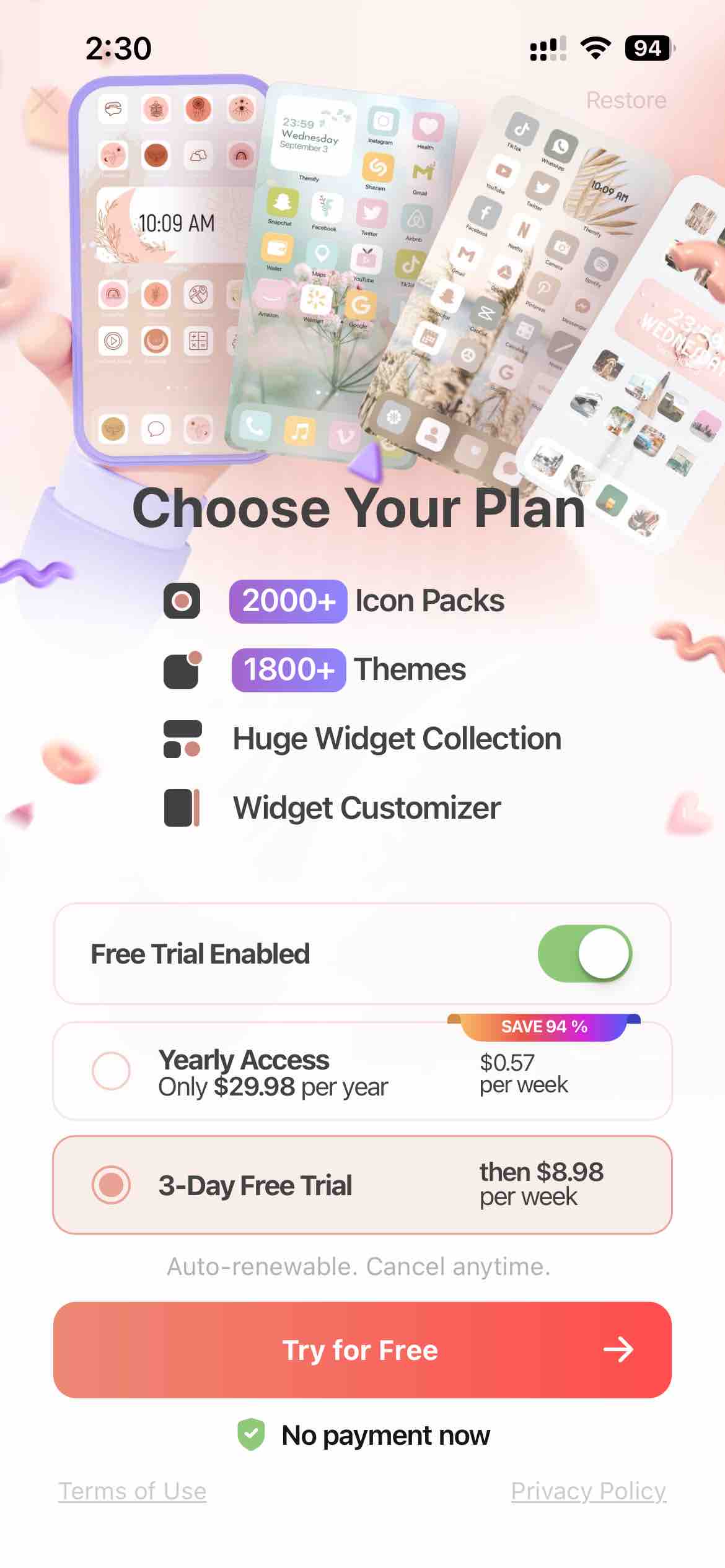 Themify - Widget & Icon Themes