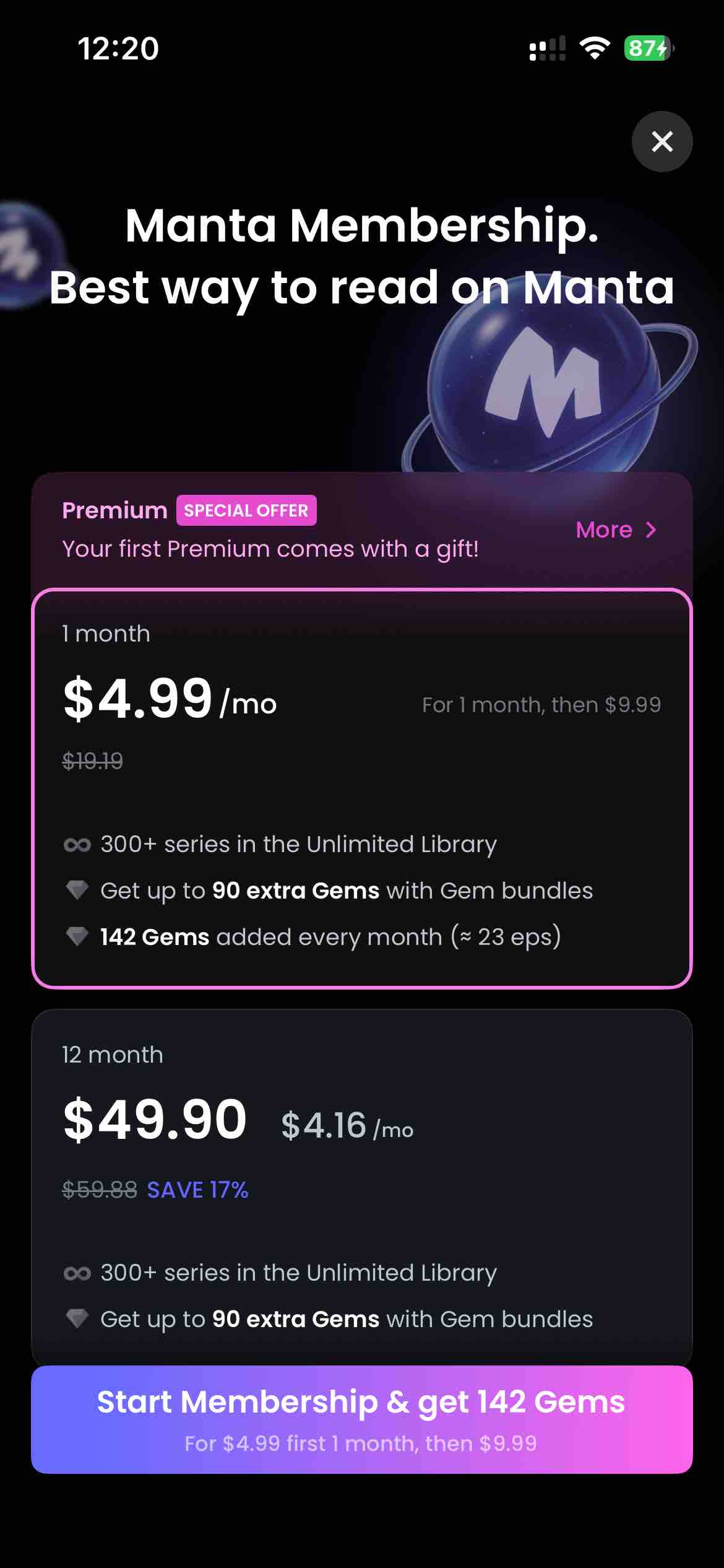 Manta - Manhwa, Comics, Novels