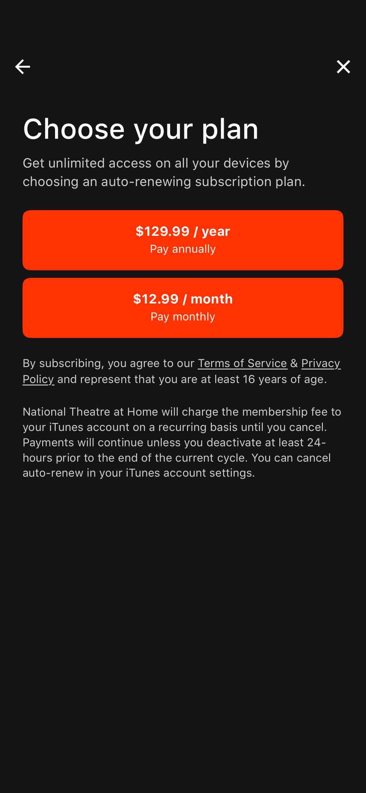 National Theatre at Home