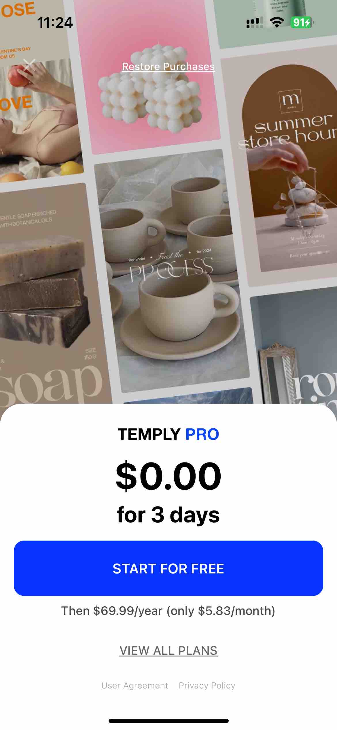 Temply: Reels Templates Maker