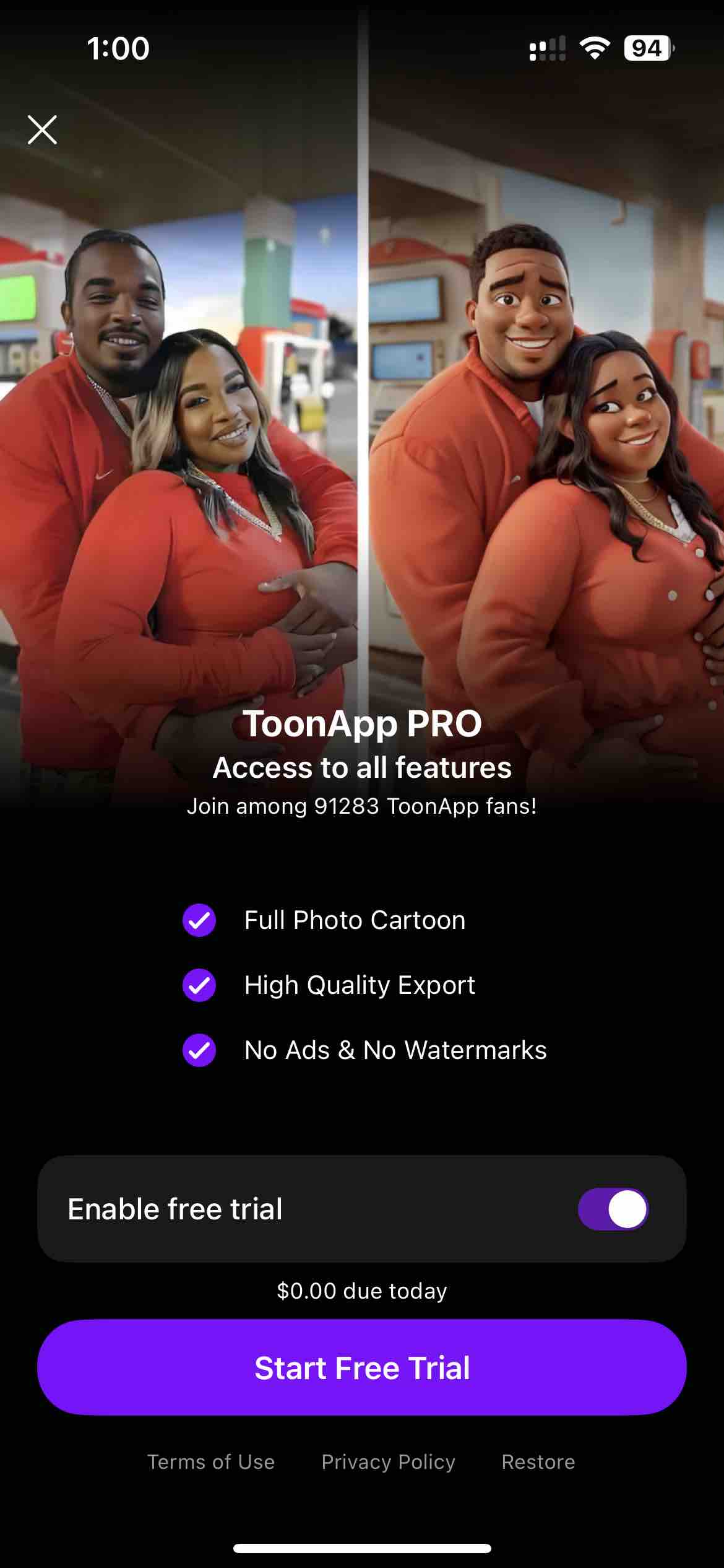 ToonApp: Cartoon Photo Editor