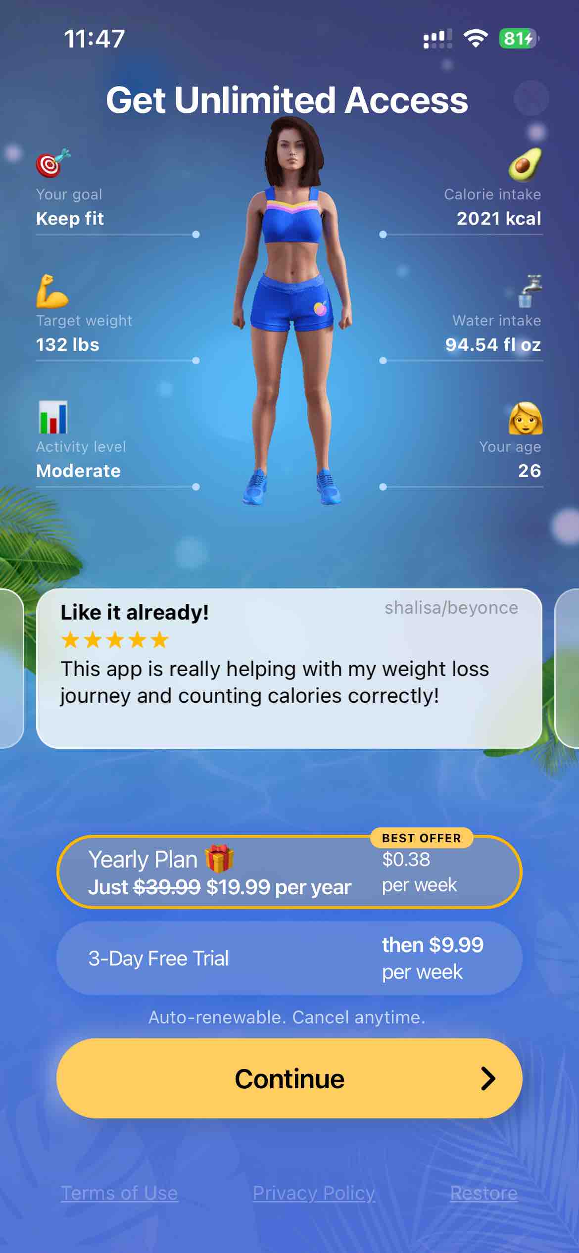 HitMeal Calorie & Food Tracker