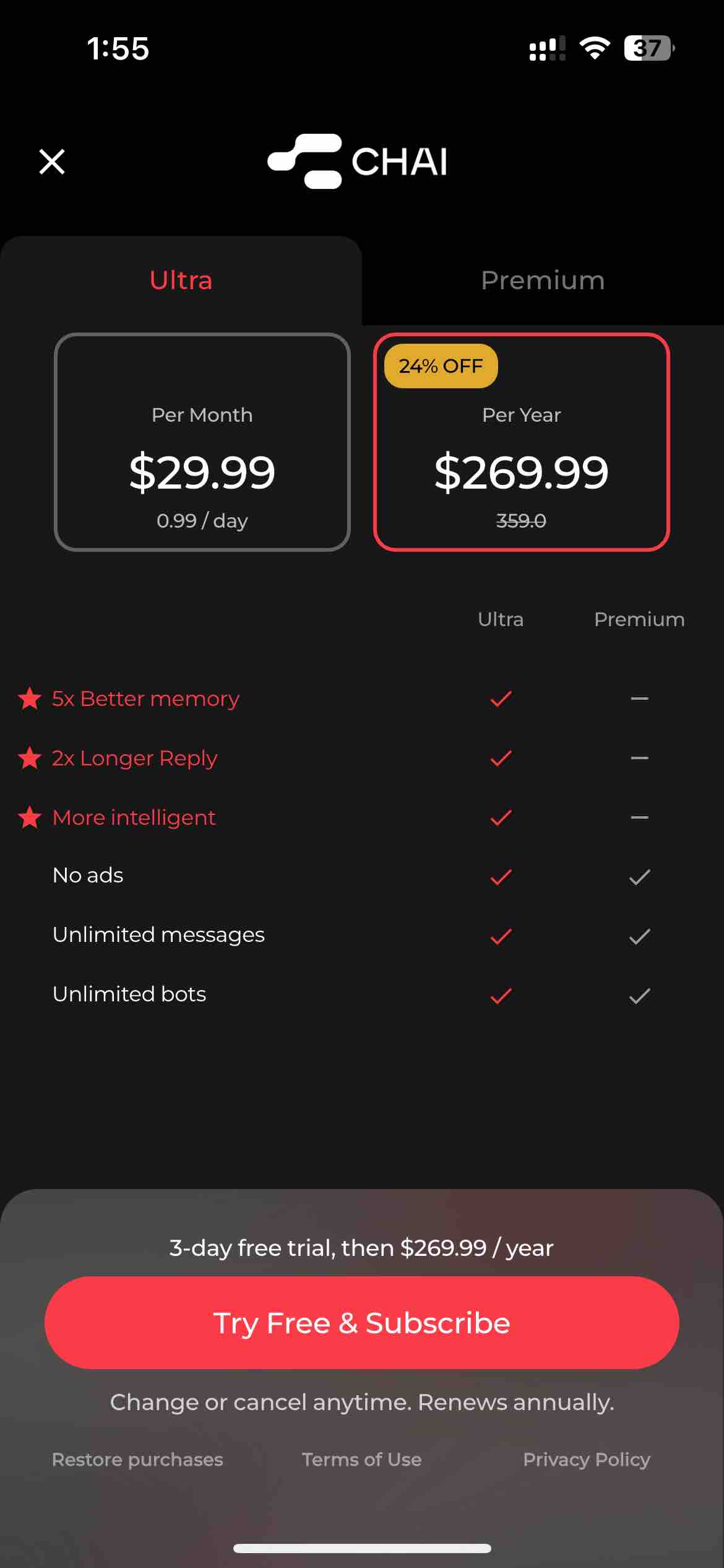 CHAI: Social AI Platform- Chat