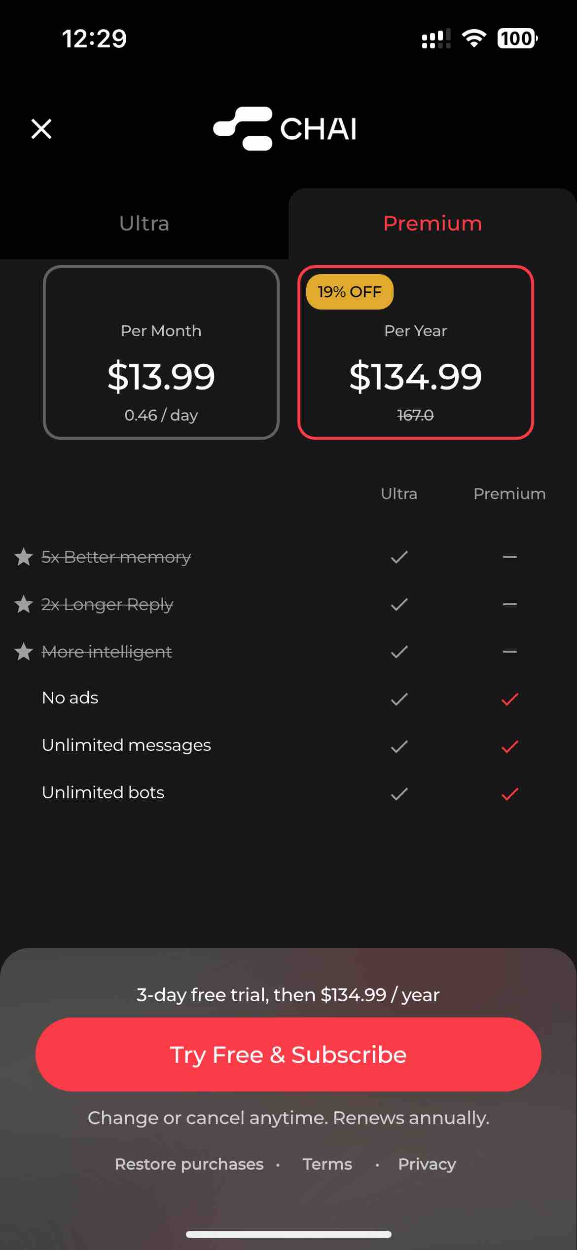 CHAI: Social AI Platform- Chat