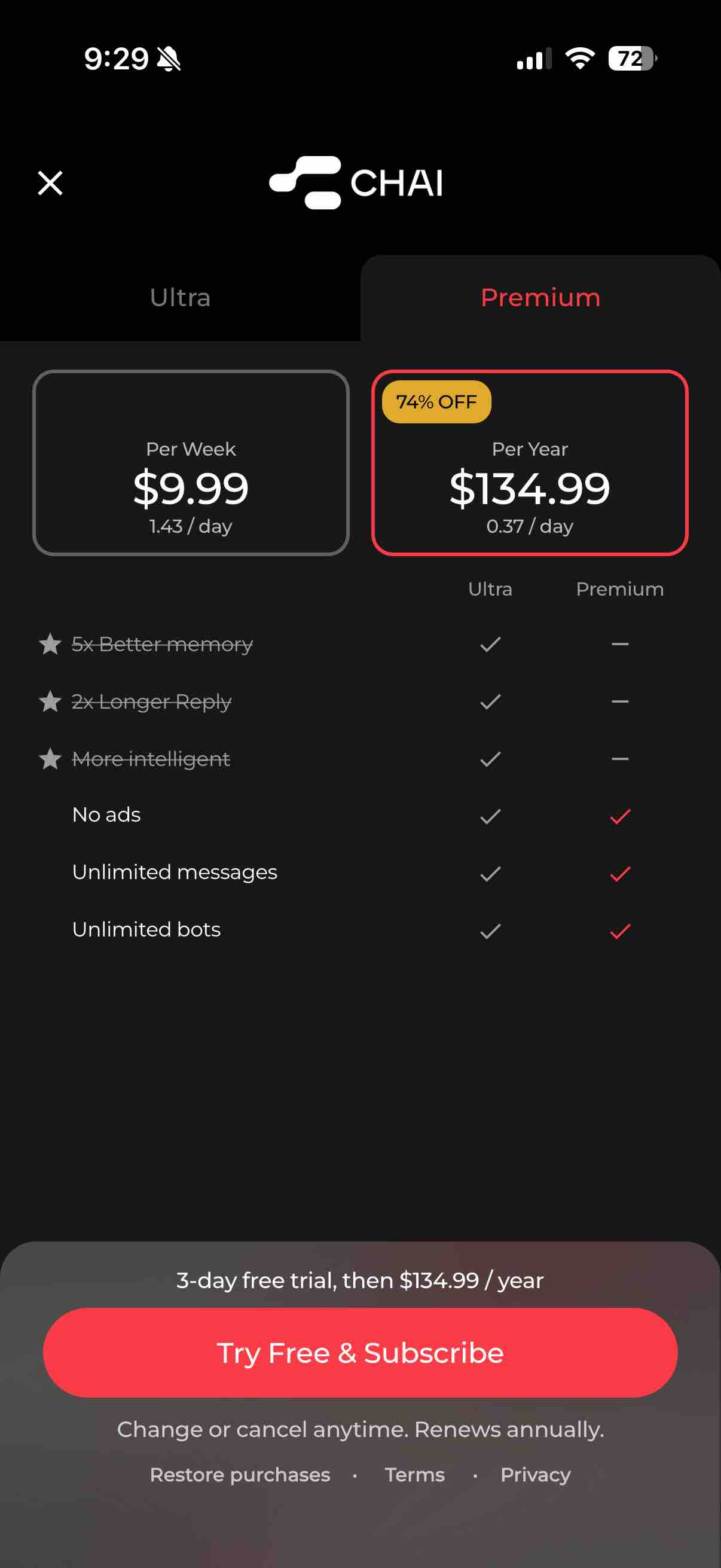 CHAI: Social AI Platform- Chat