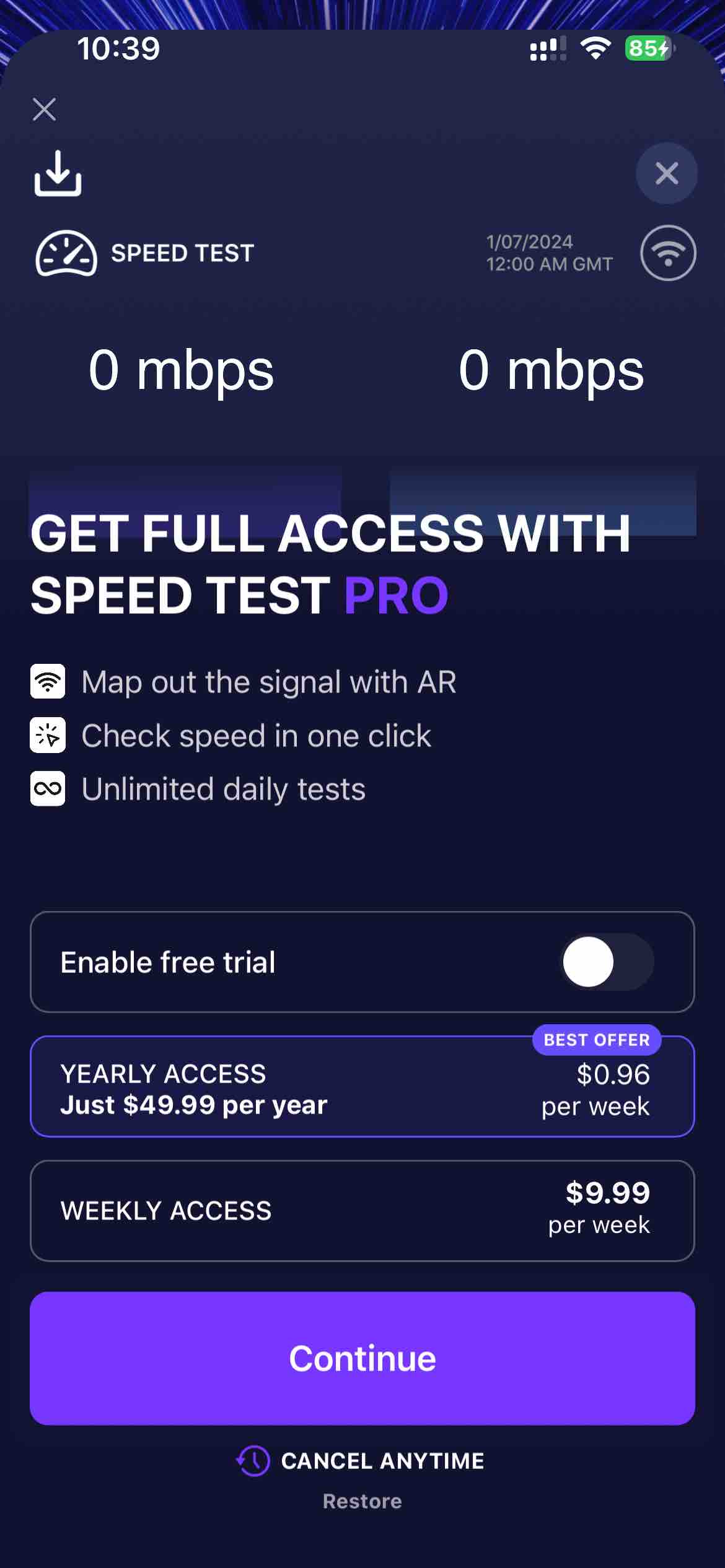 Speed Test & Wifi Analyzer +