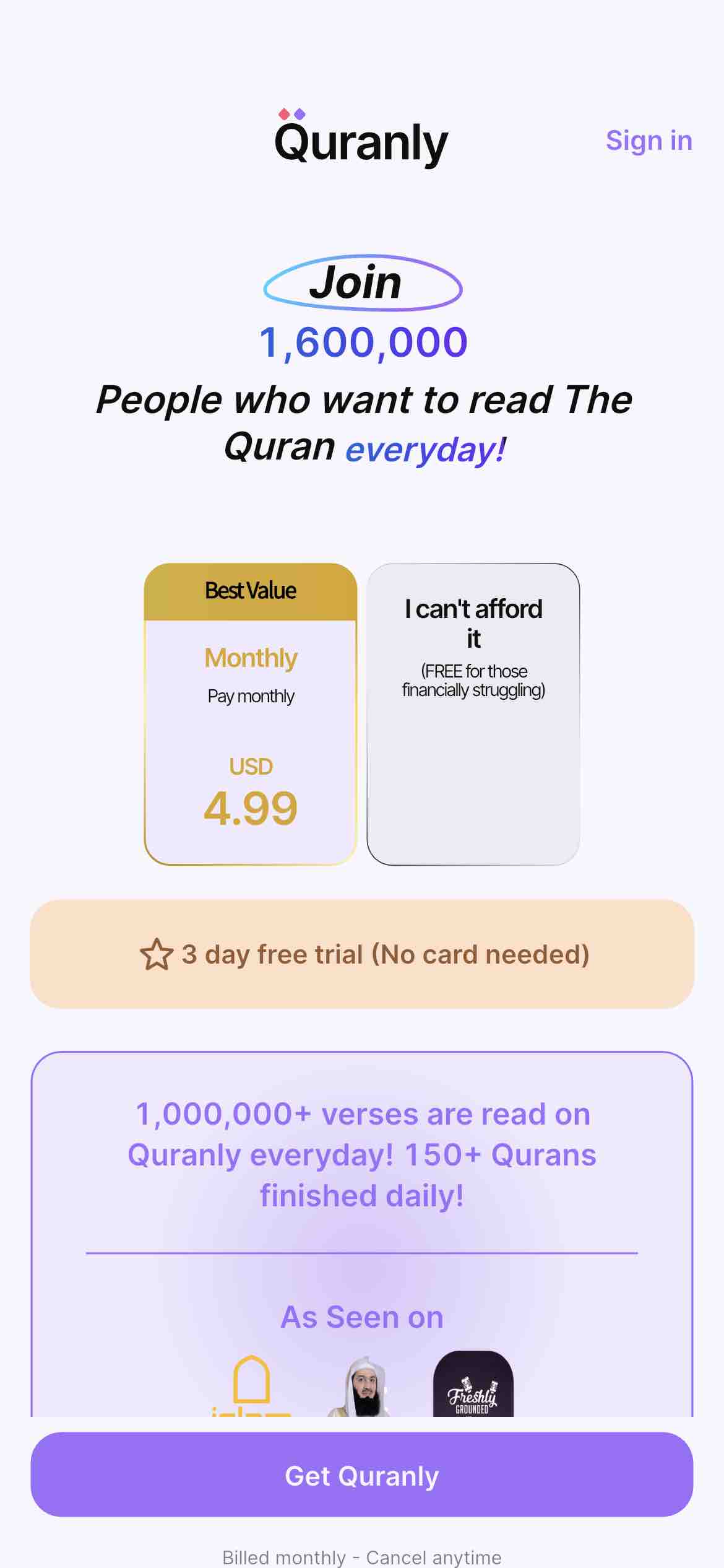 Quran by Quranly