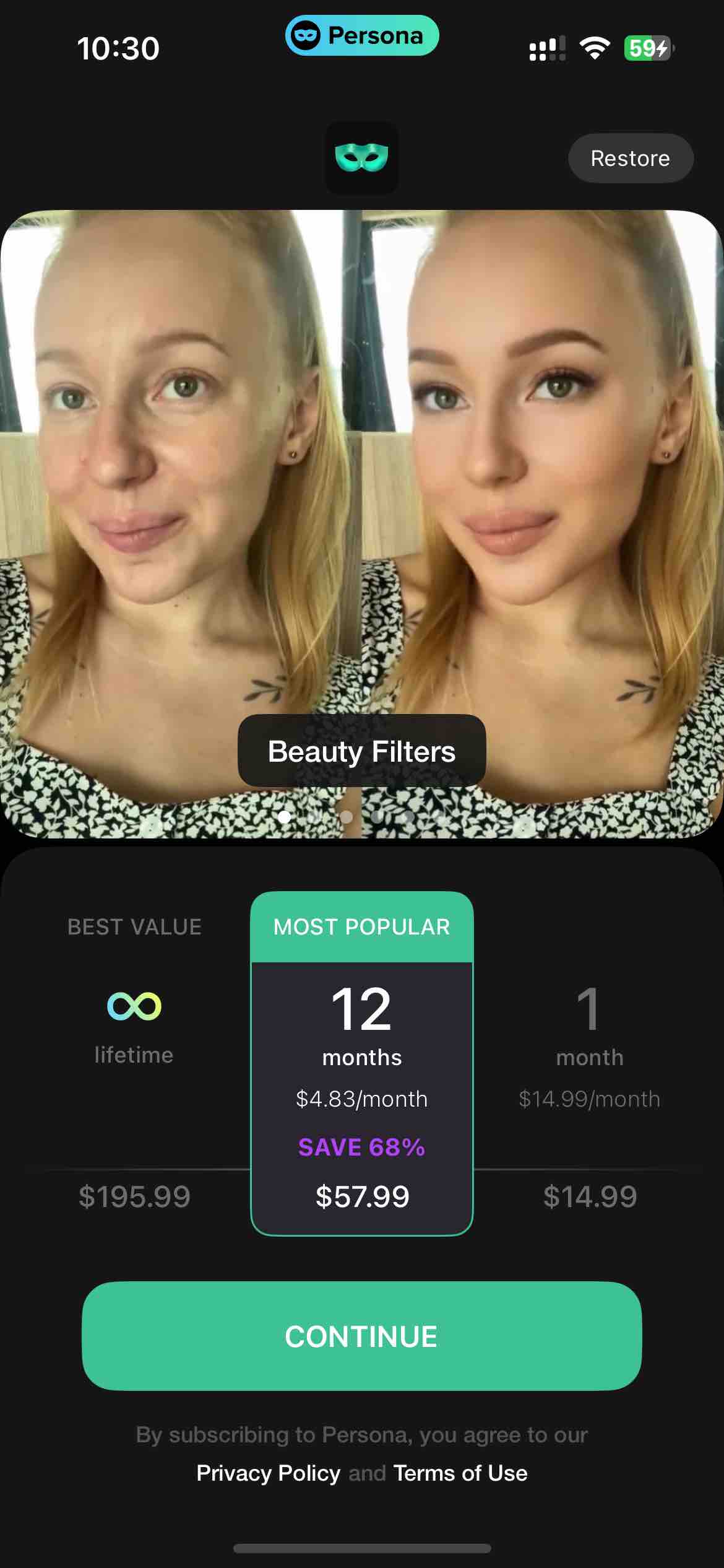 Persona: Beauty Camera