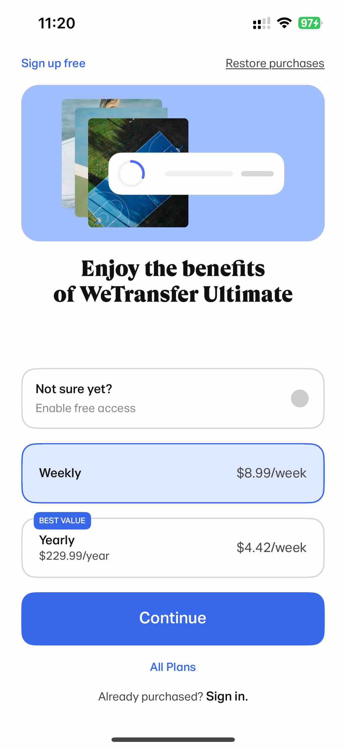 WeTransfer: Transfer Files