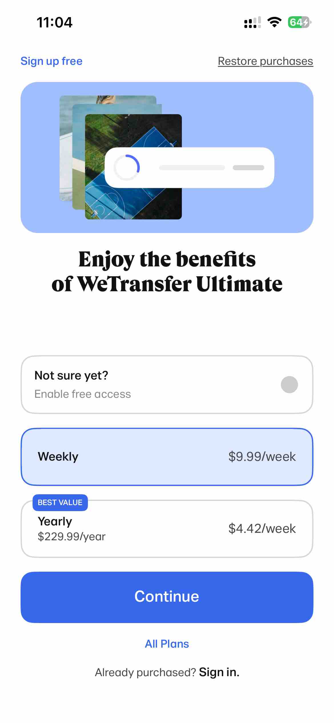 WeTransfer: Transfer Files