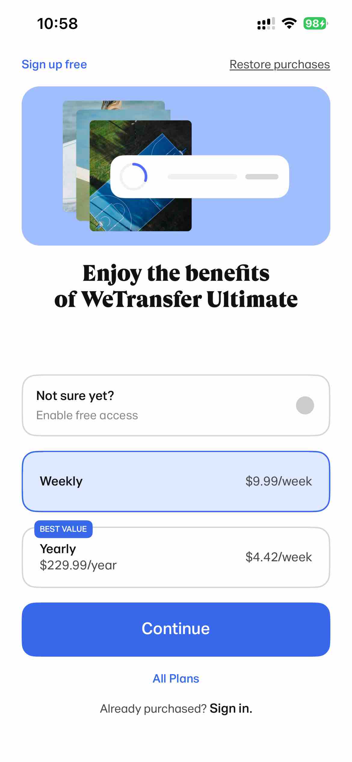 WeTransfer: Transfer Files