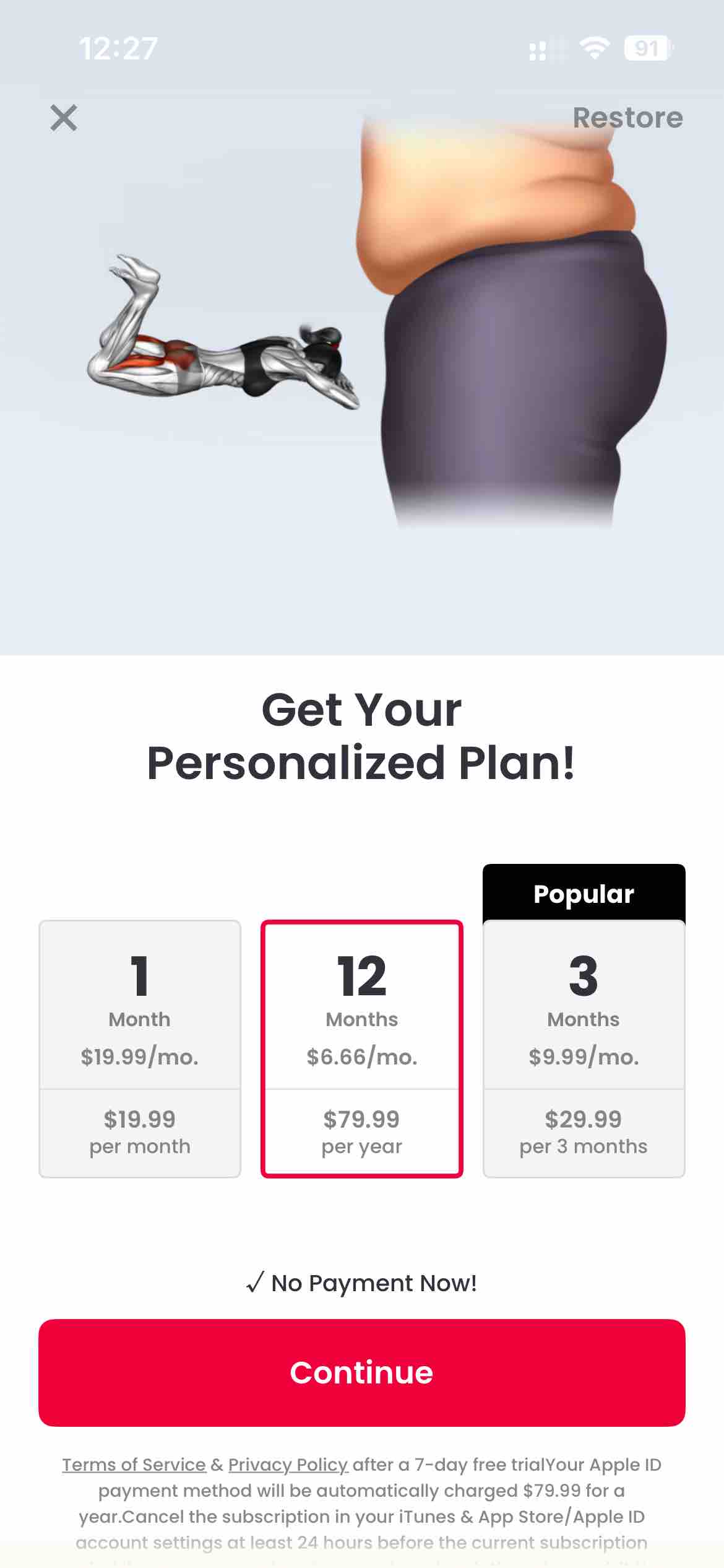 JustFit: Lazy Workout & Fit