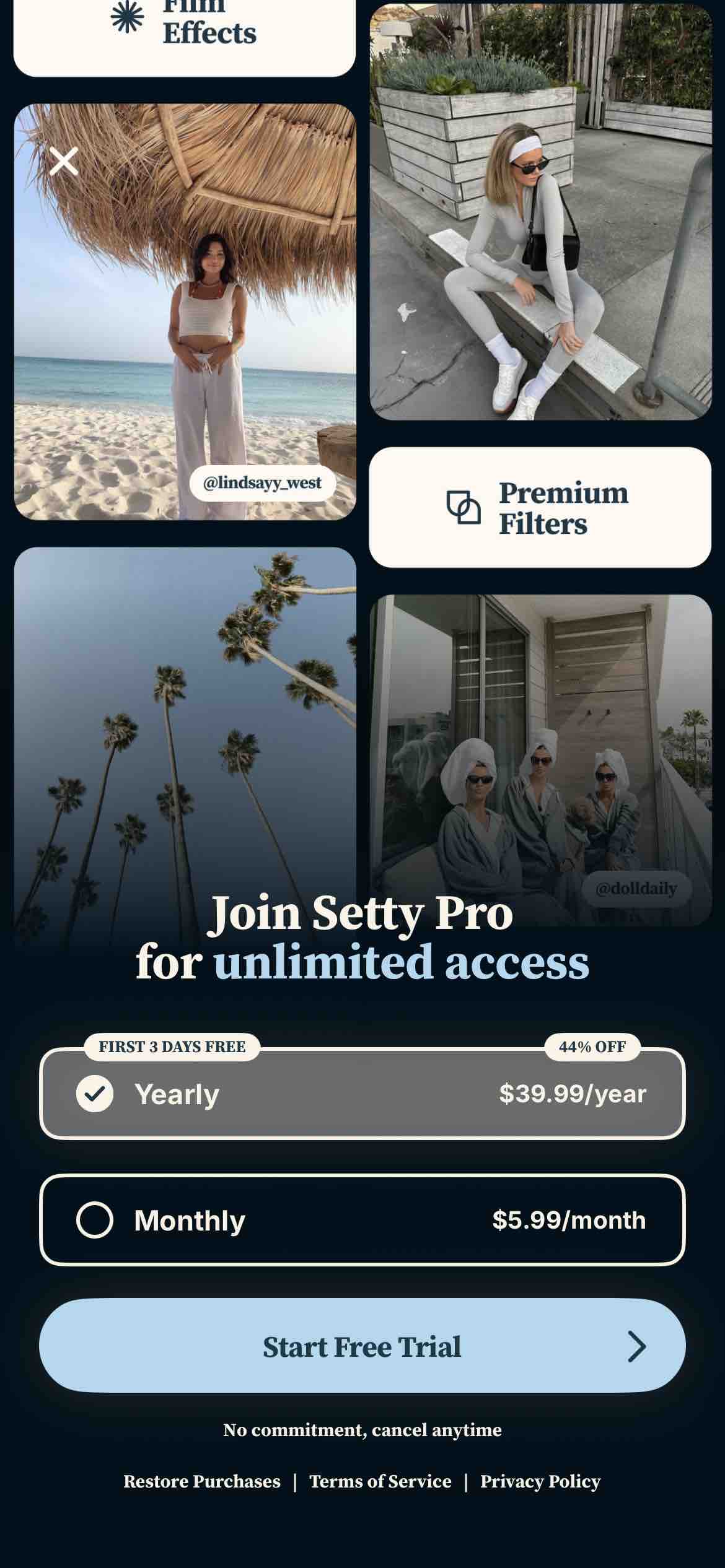 Photo + Video Filters by Setty