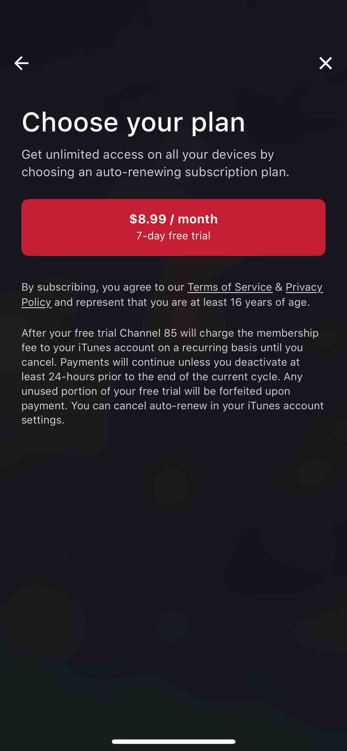Channel 85