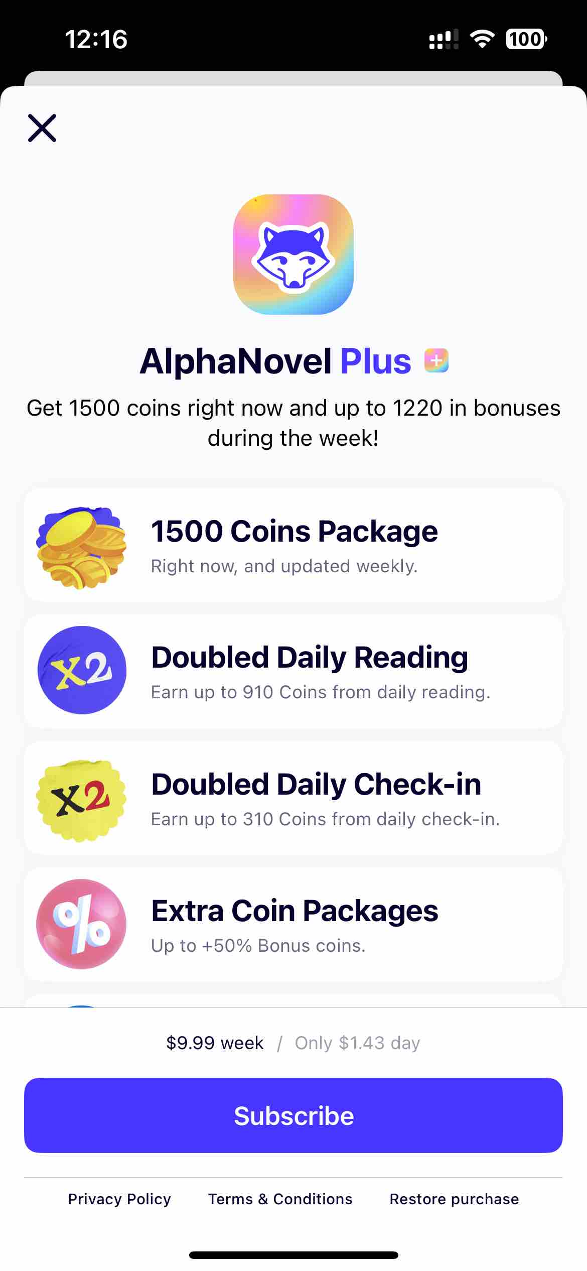 AlphaNovel - Novels & Stories