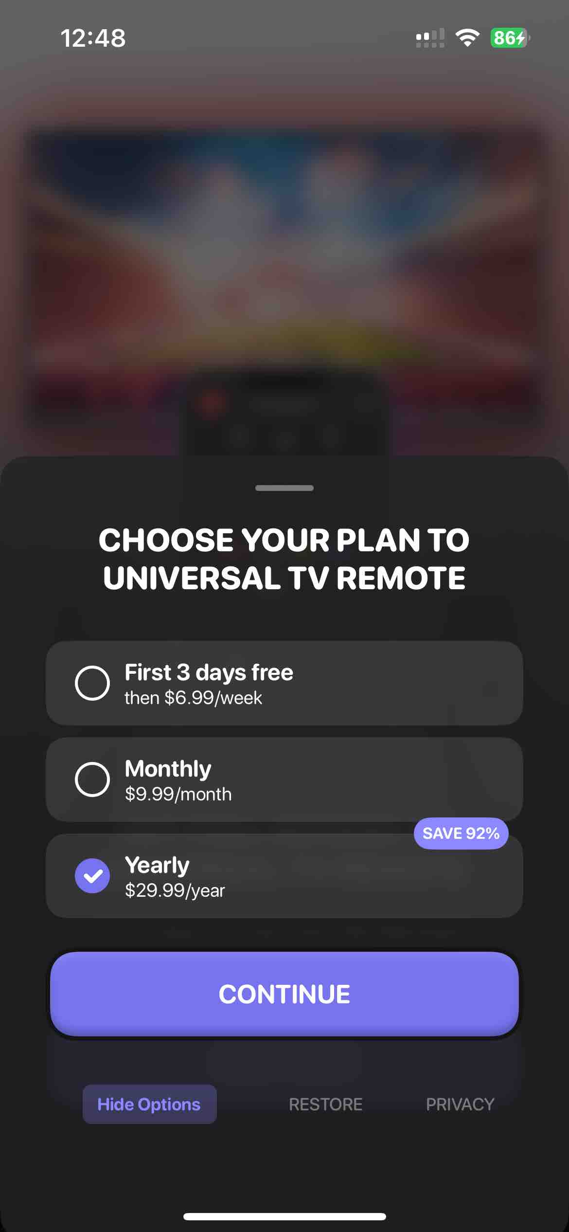 Universal Remote TV Control
