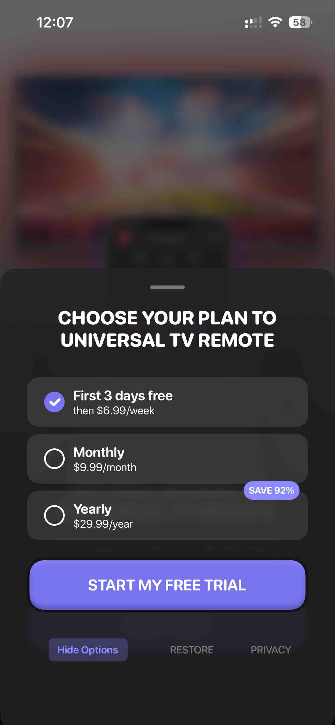 Universal Remote TV Control