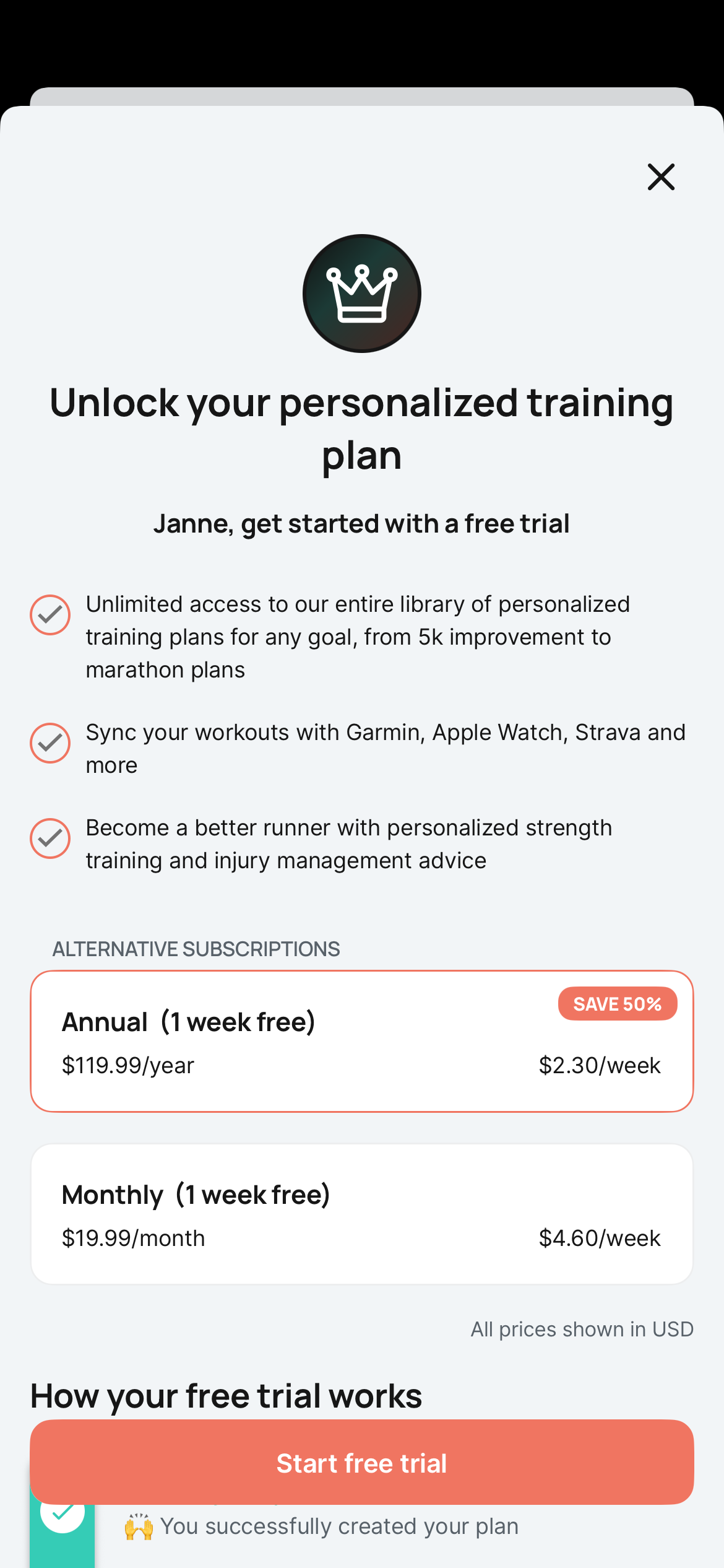 Runna: Running Training Plans
