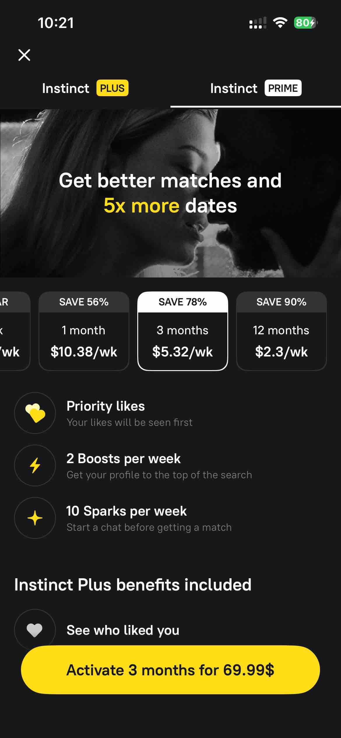 Instinct: Hookup & Dating App