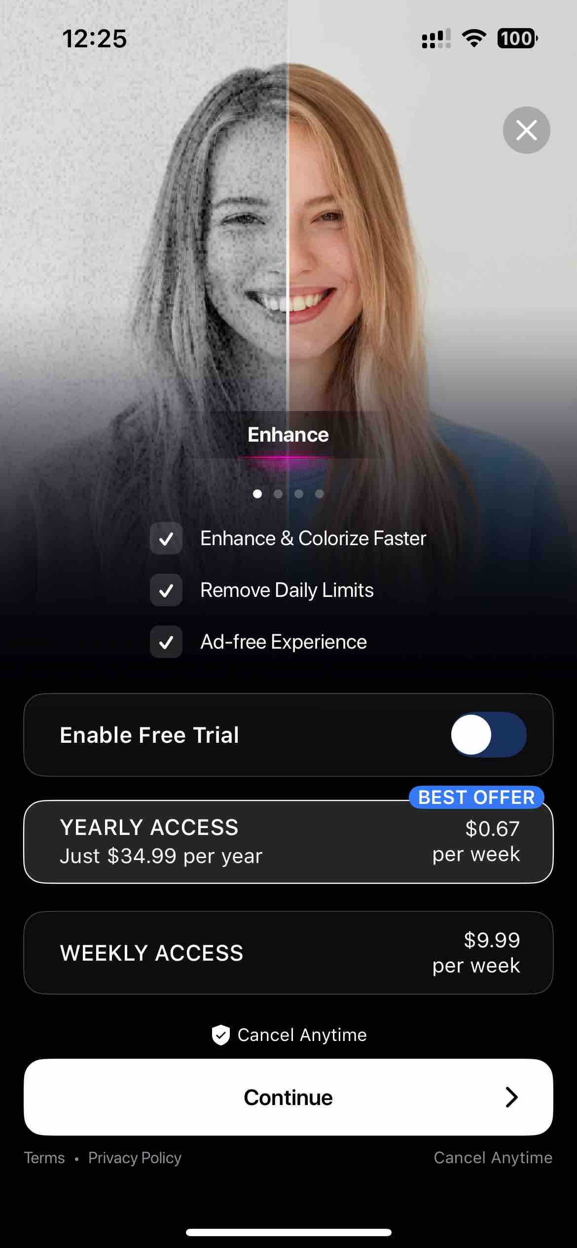 PhotoApp - AI Photo Enhancer