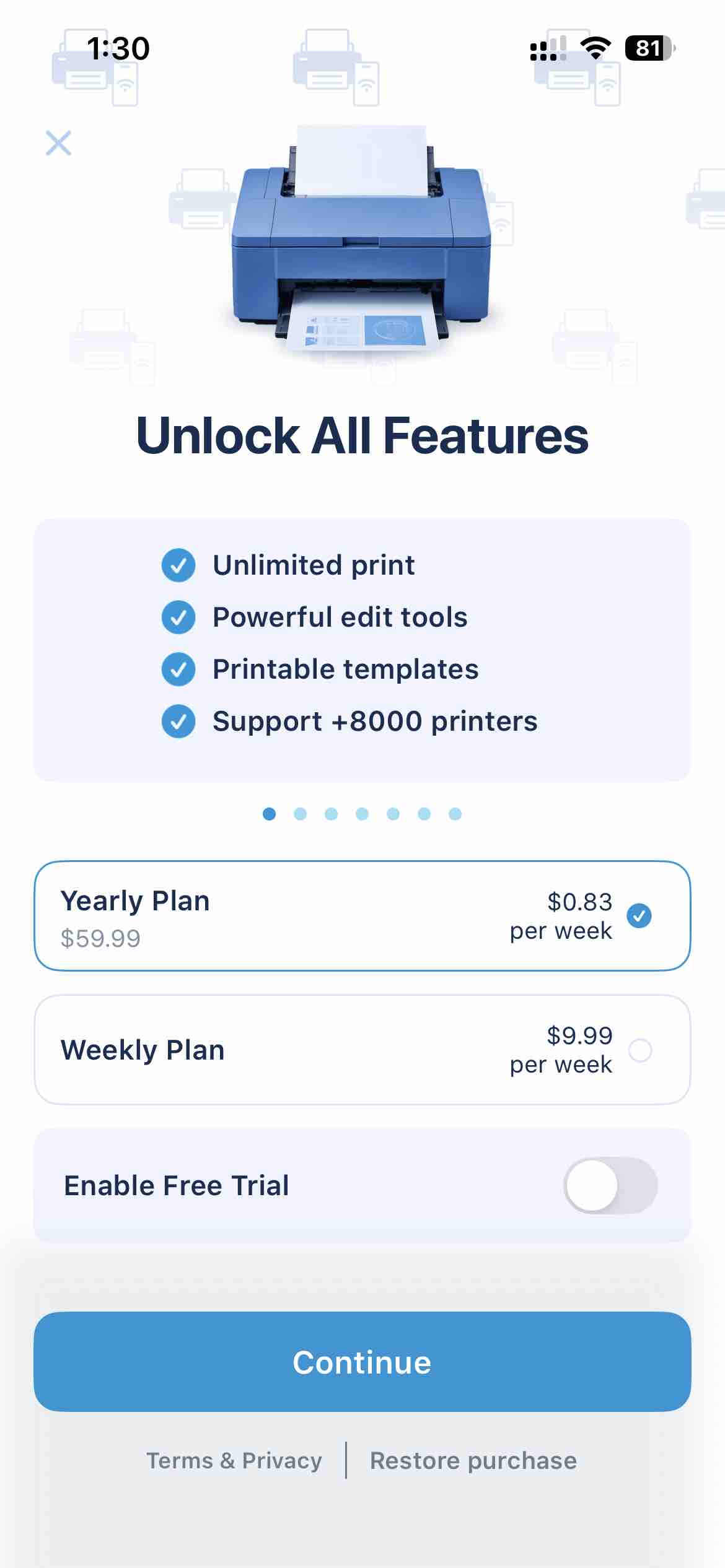 Smart Printer App & Scan