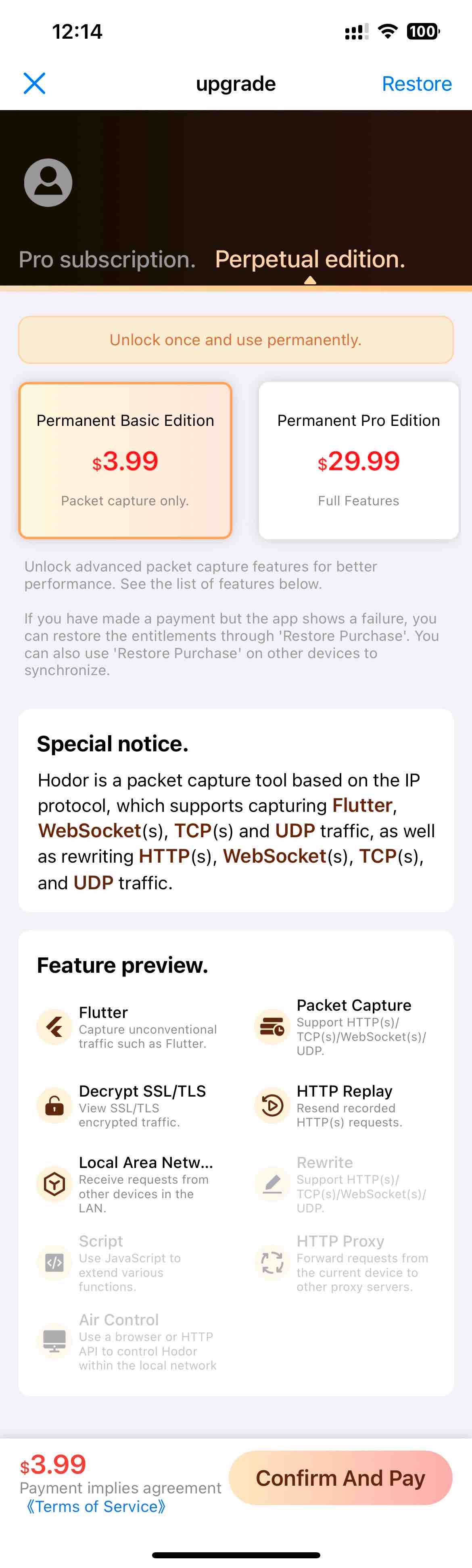 Hodor - HTTP(s) Packet Sniffer