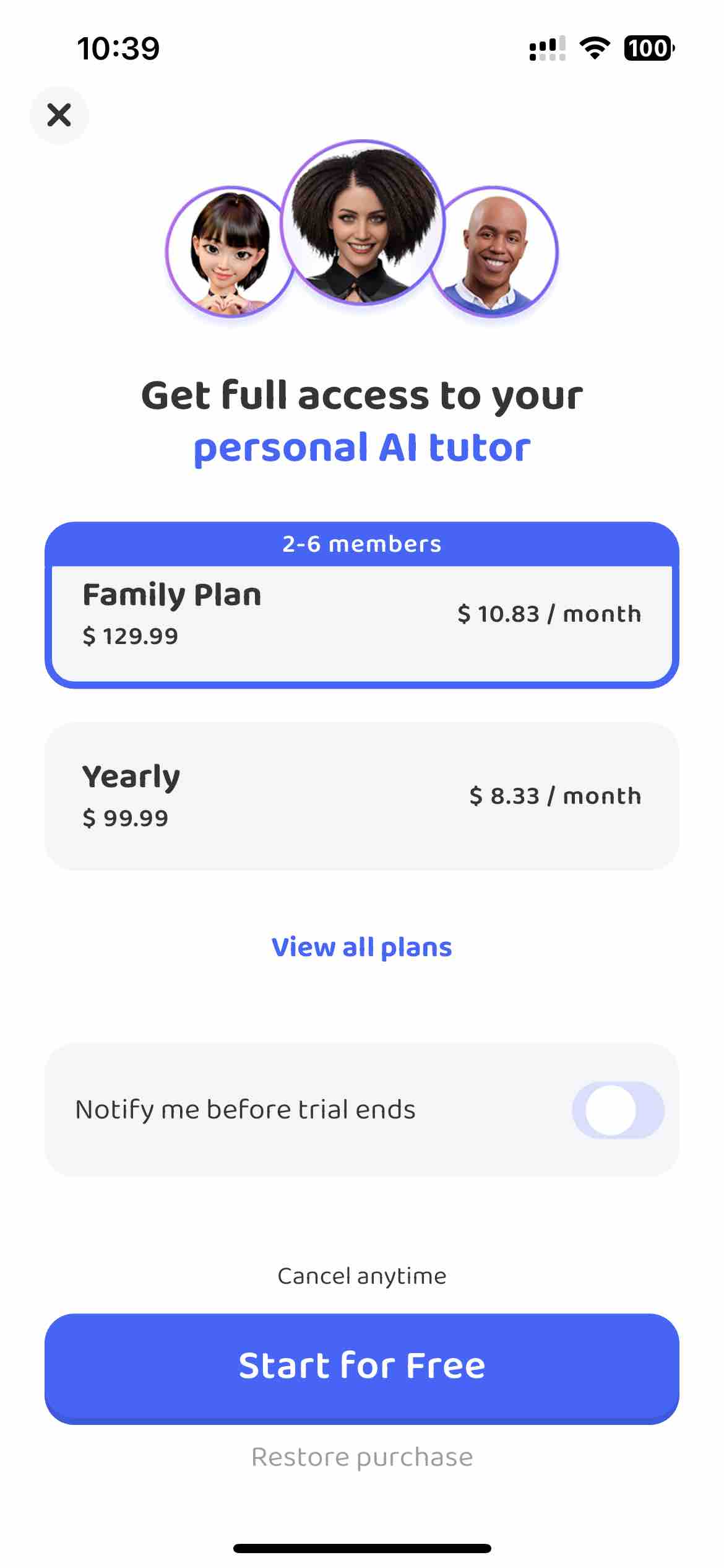 Praktika – AI Language Tutor