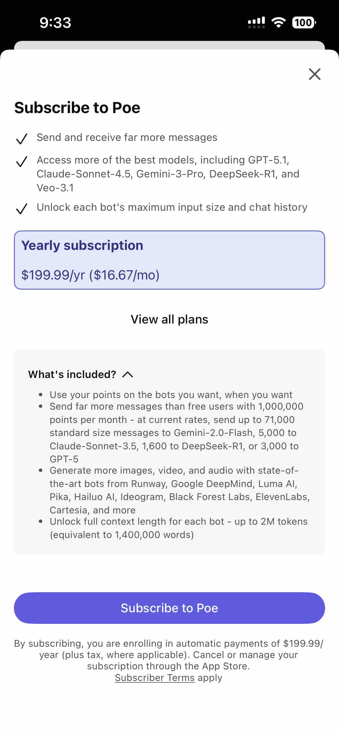 Poe – Fast AI Chat