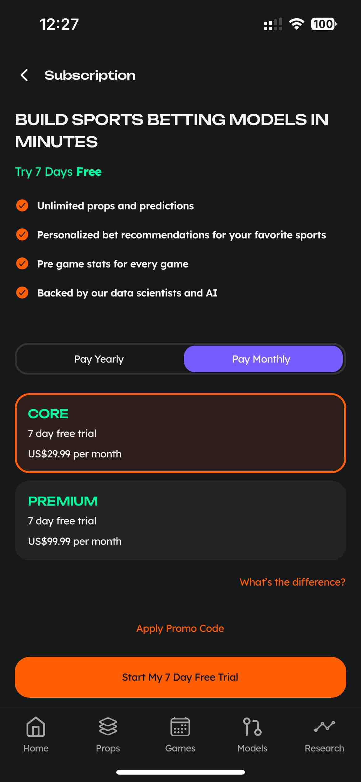 Rithmm: AI Sports Betting